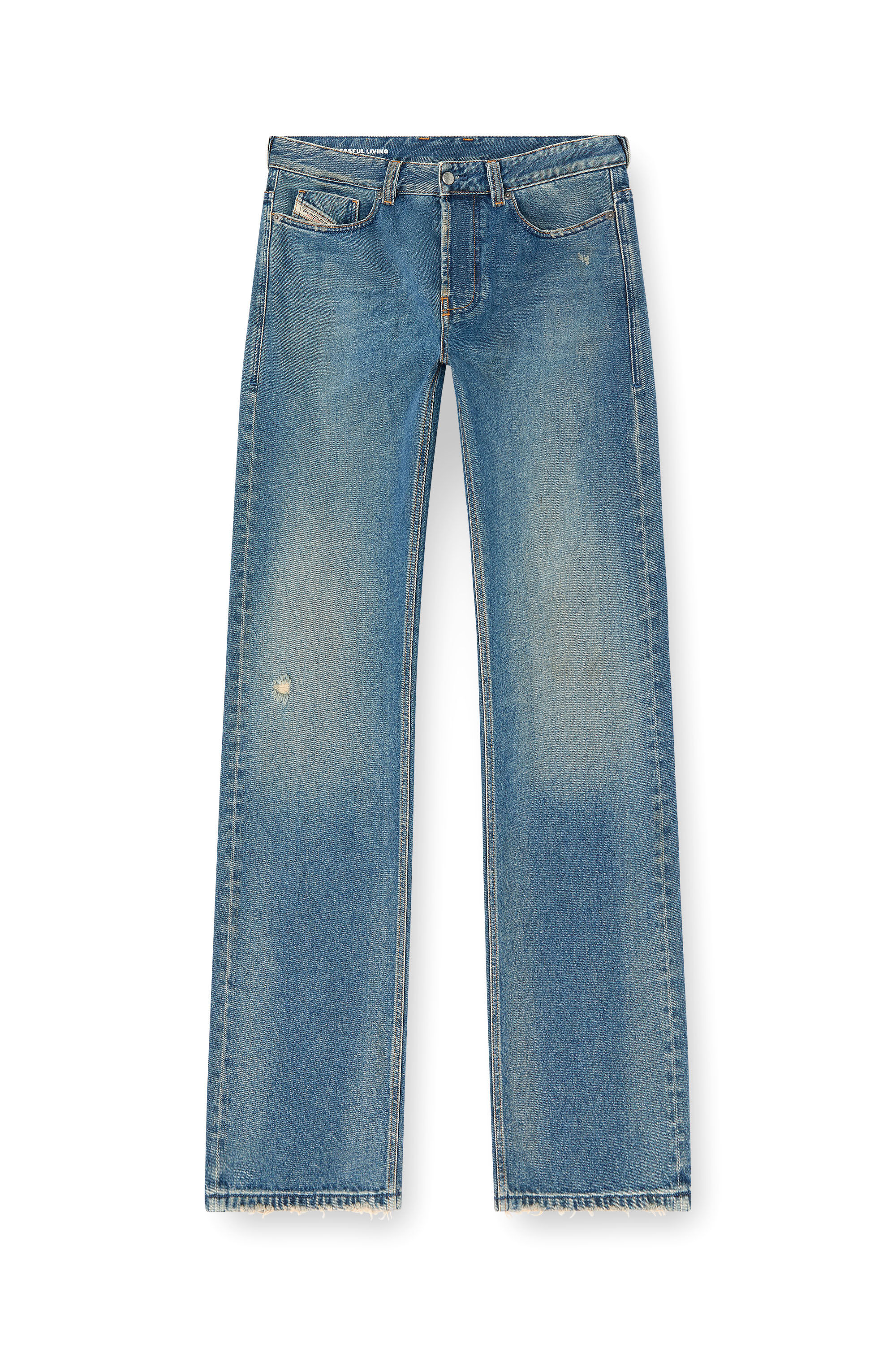 Diesel - Male's Relaxed Jeans 1980 D-Eeper 09J79, ミディアムブルー - 2
