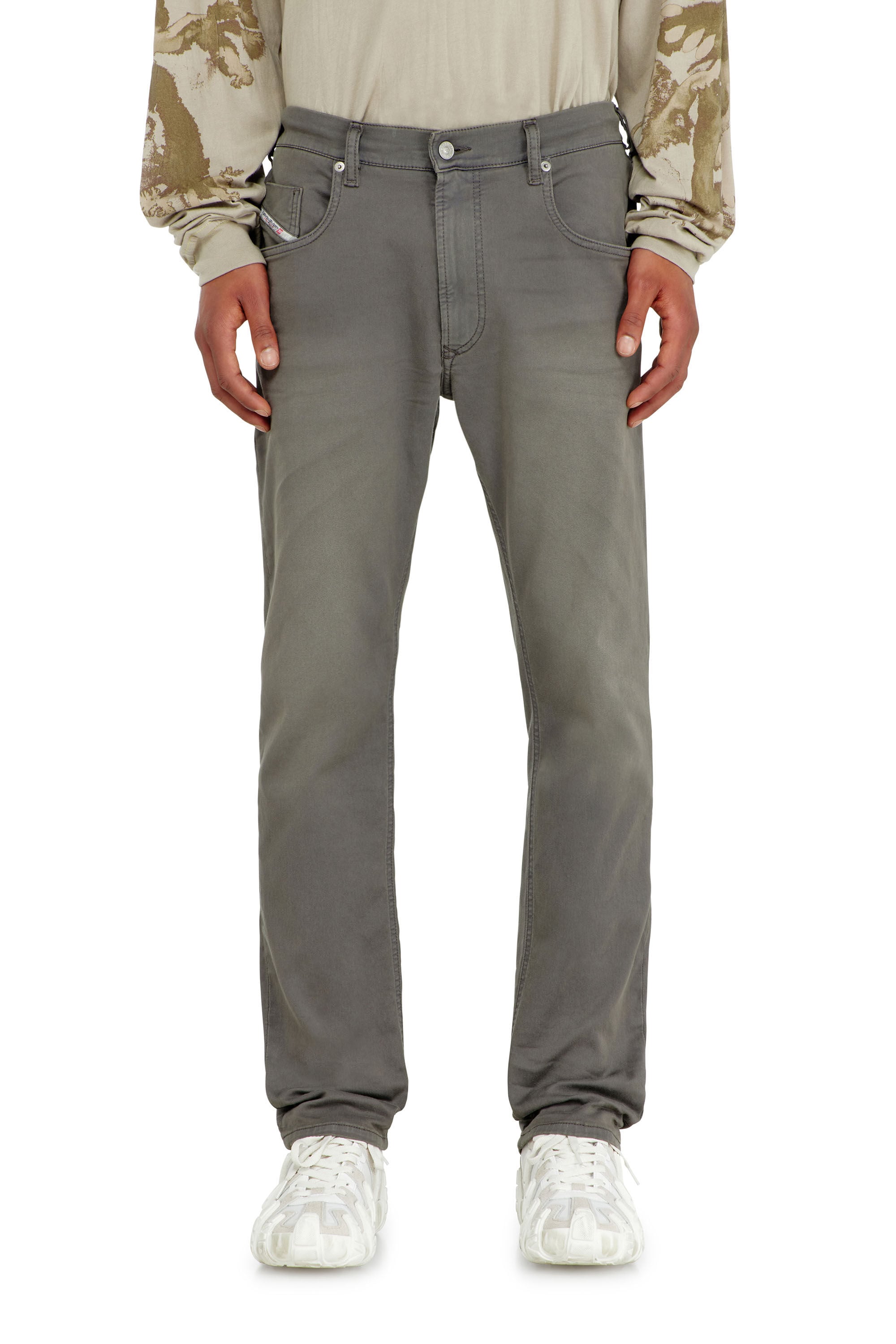 Diesel - Male's Regular 2032 D-Krooley-BW Joggjeans&reg; 0670M, グレー - 3
