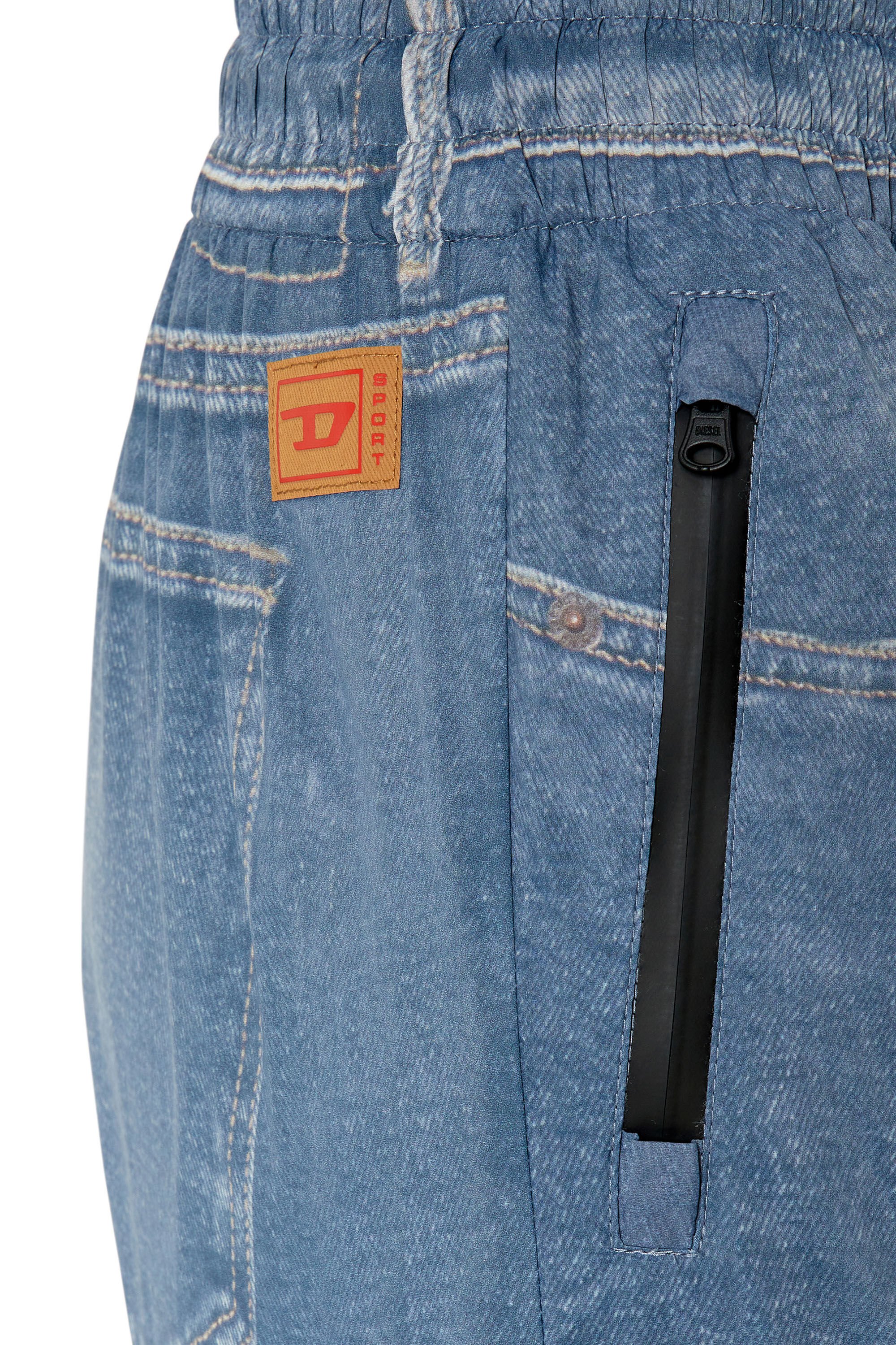 Diesel - AUWB-MADDOX-HT20, Female's トロンプルイユ パンツ スポーツ アスレジャー in ブルー - 5