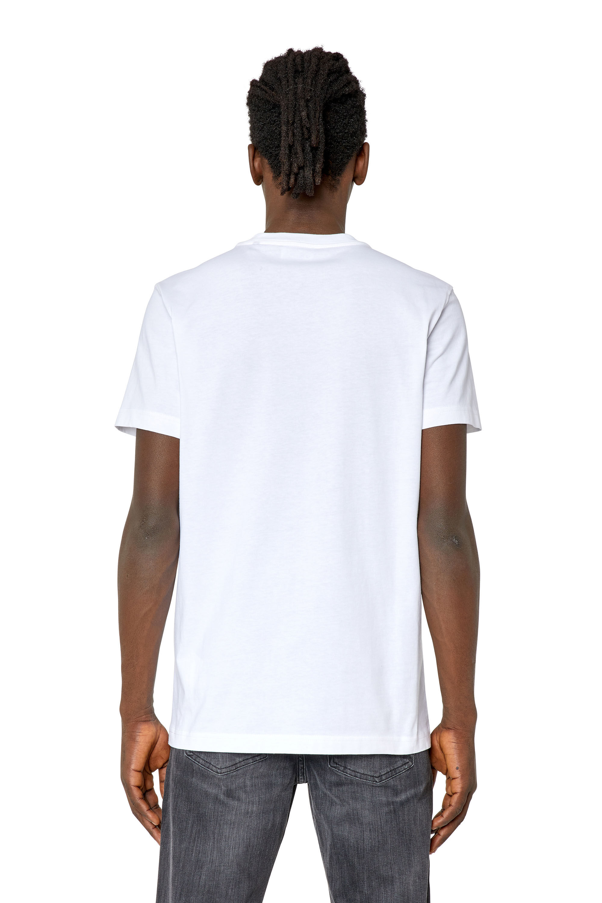 Diesel - T-DIEGOR-K56, Male's Tシャツ スリムフィット in ホワイト - 5