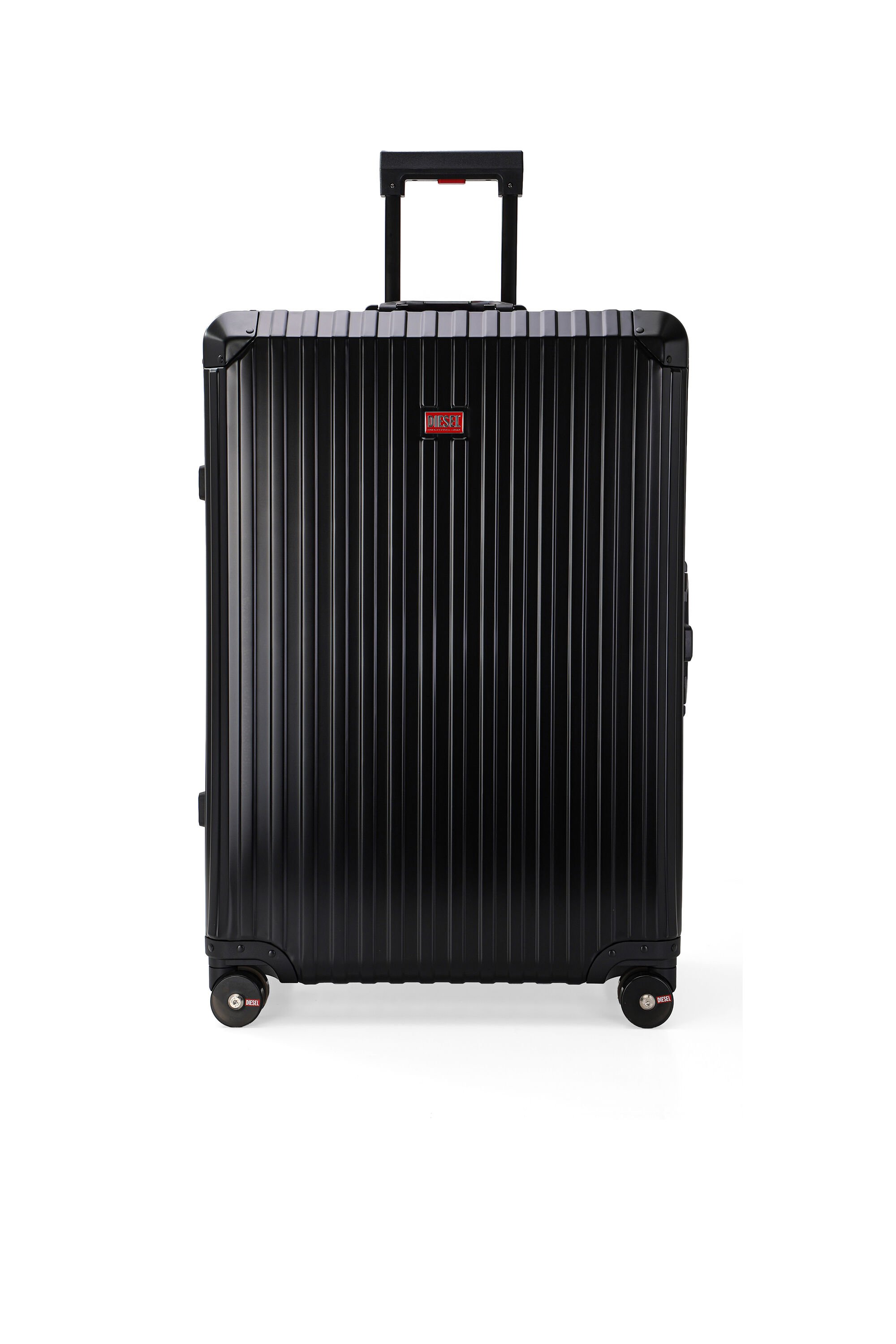 Diesel - DIESEL ALUMINUM TROLLEY- DSL002, Unisex's Aluminum suitcase size L in ブラック - 1
