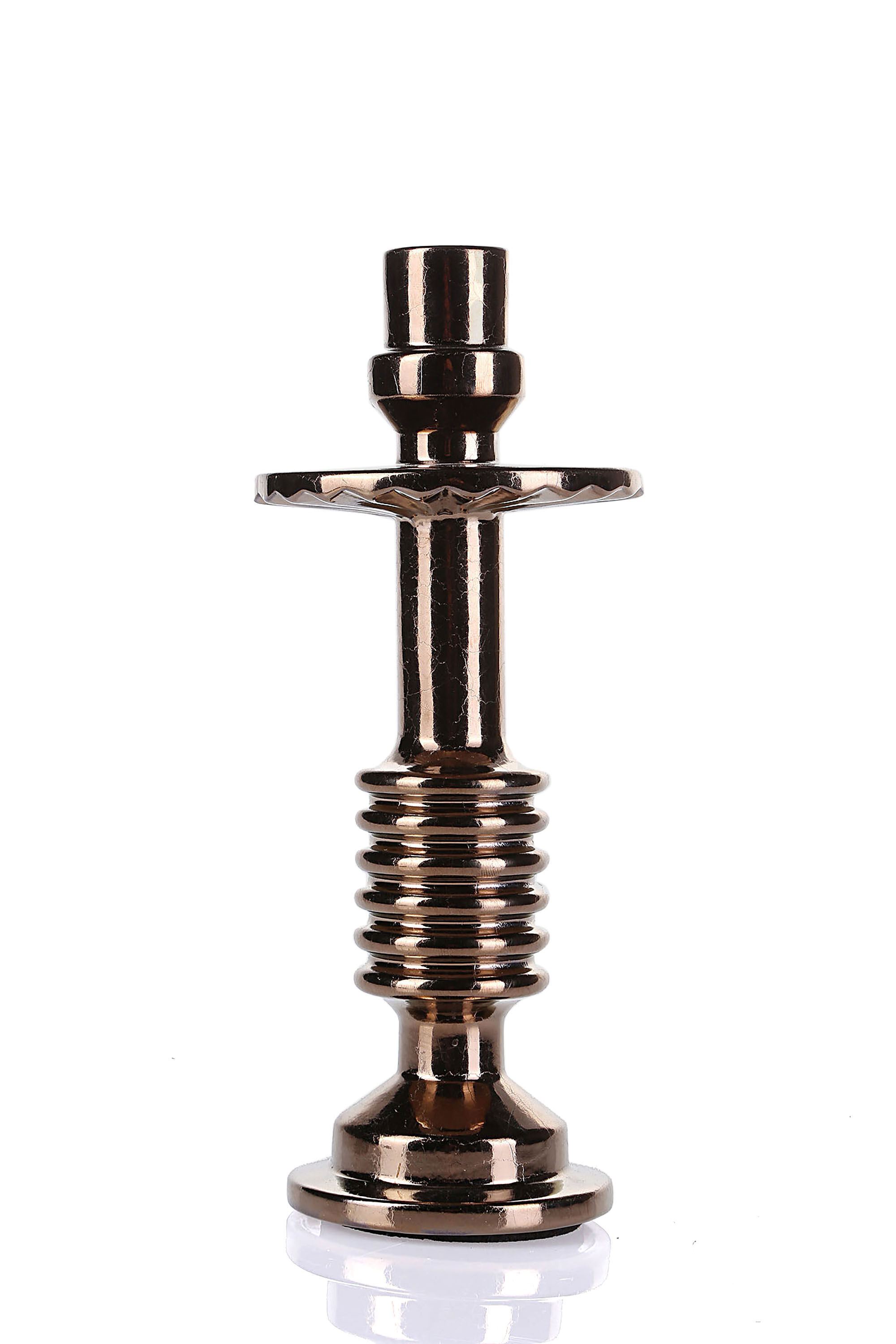 Diesel - 10954 TRANSMISSION, Unisex's Bronze small porcelain candleholder in ブロンズ - 1