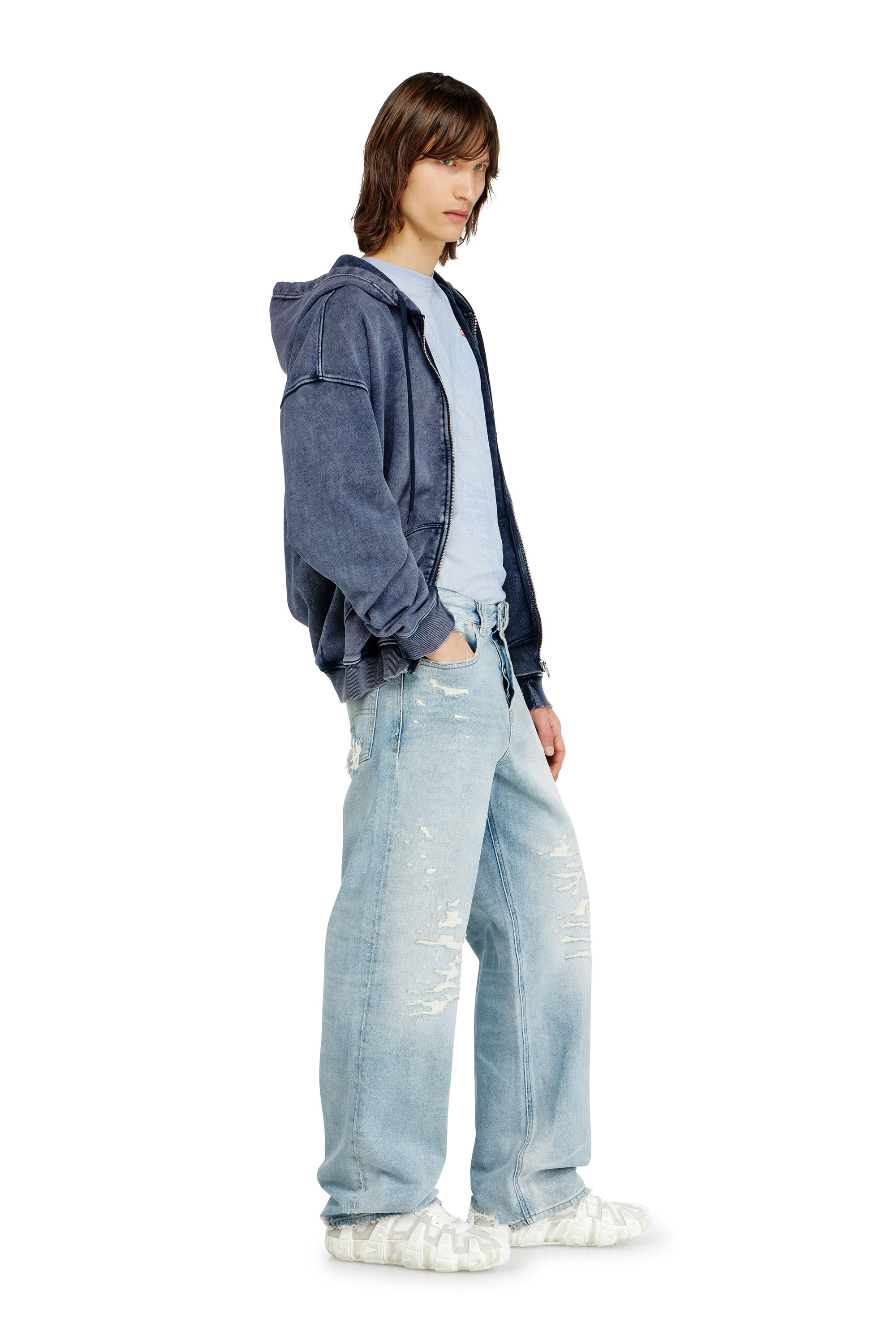 Relaxed Jeans ローウエスト 2001 D-Macro | ライトブルー | メンズ