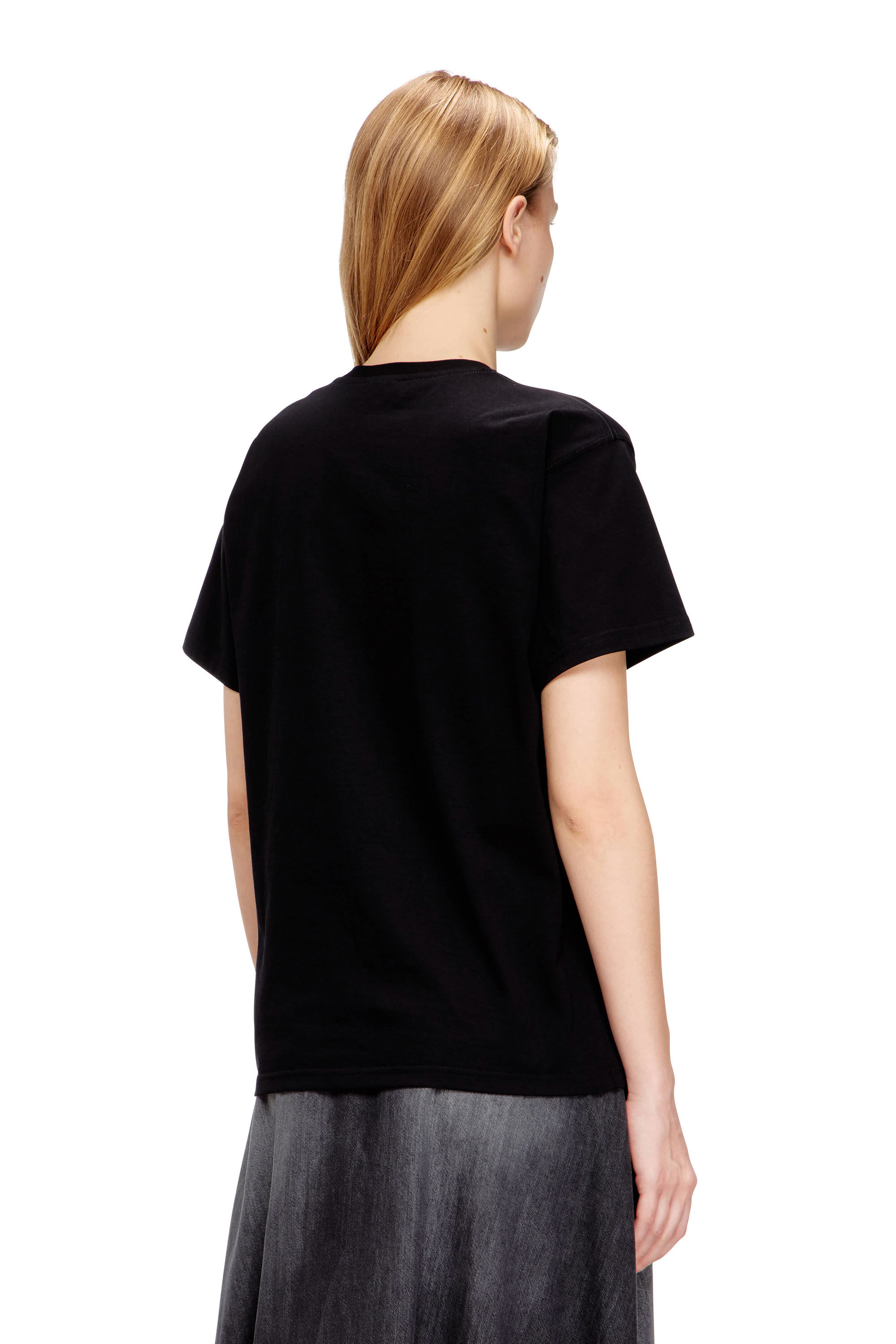 T-NORMY-S17 Tシャツ｜ブラック｜ウィメンズ｜DIESEL