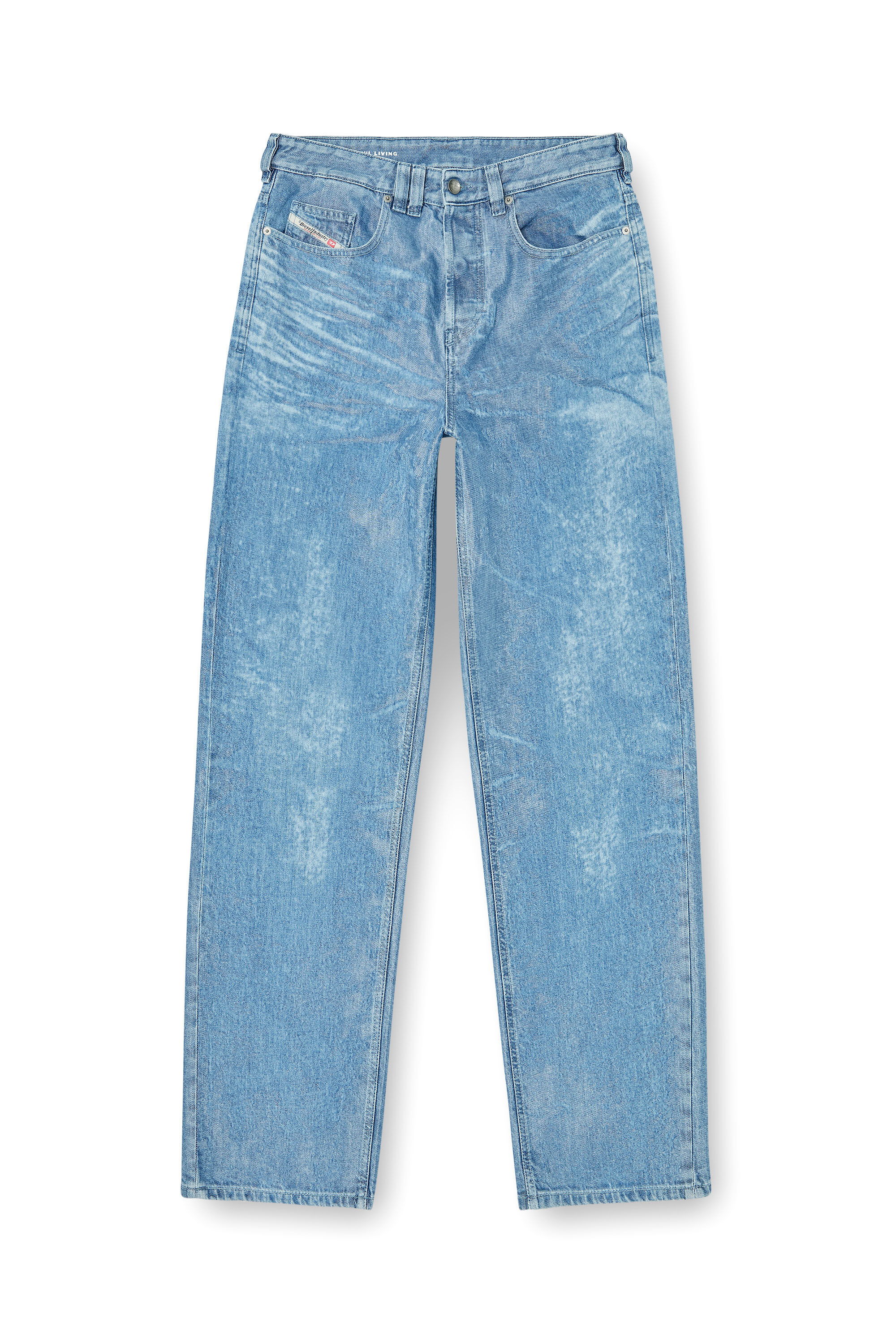 Relaxed Jeans ローウエスト 2001 D-Macro | ミディアムブルー