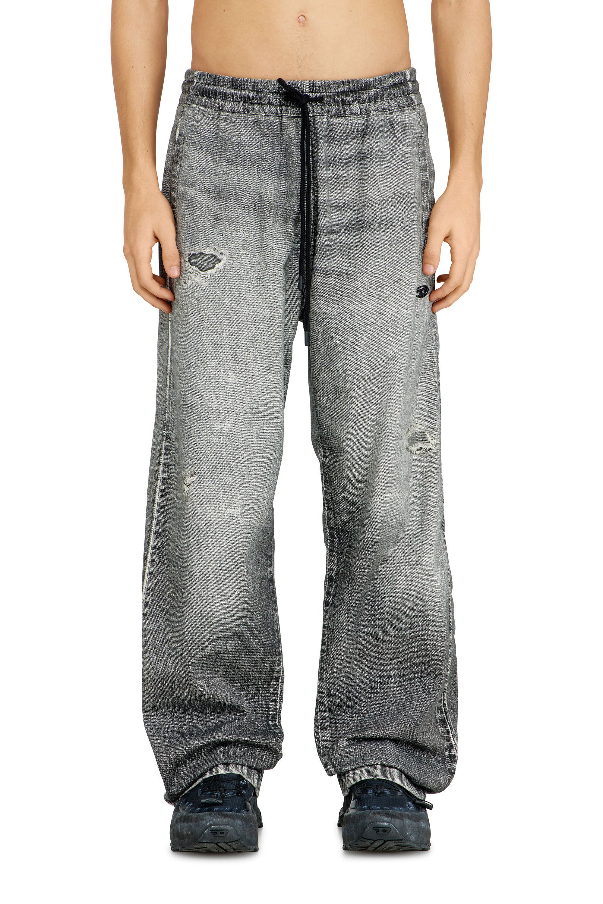 Diesel - Unisex's Relaxed D-Martyans Track Denim 068US, グレー - 6