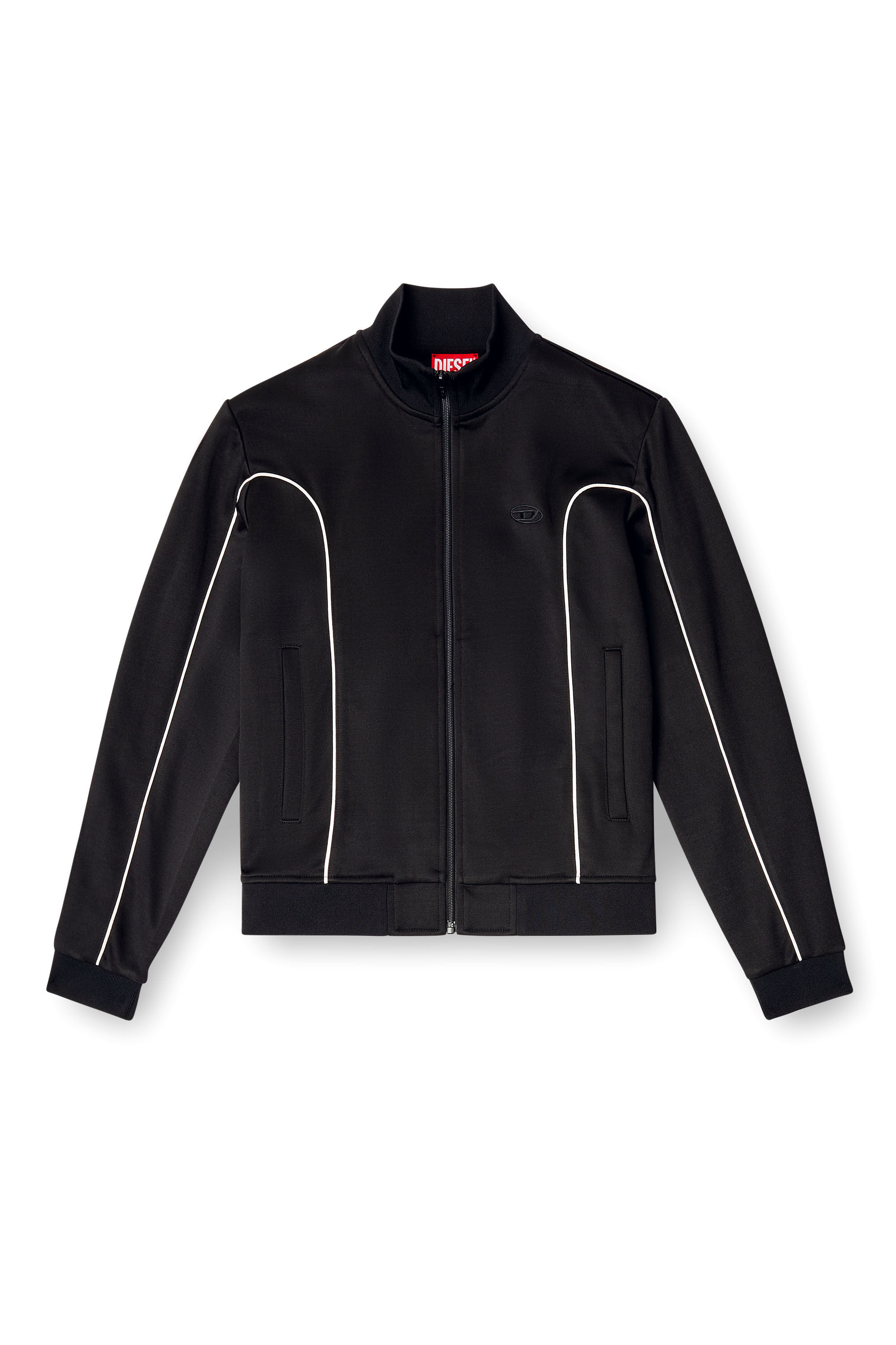 Diesel - F-LOCKING-OD, Female's ジャケット in ブラック/ホワイト - 2