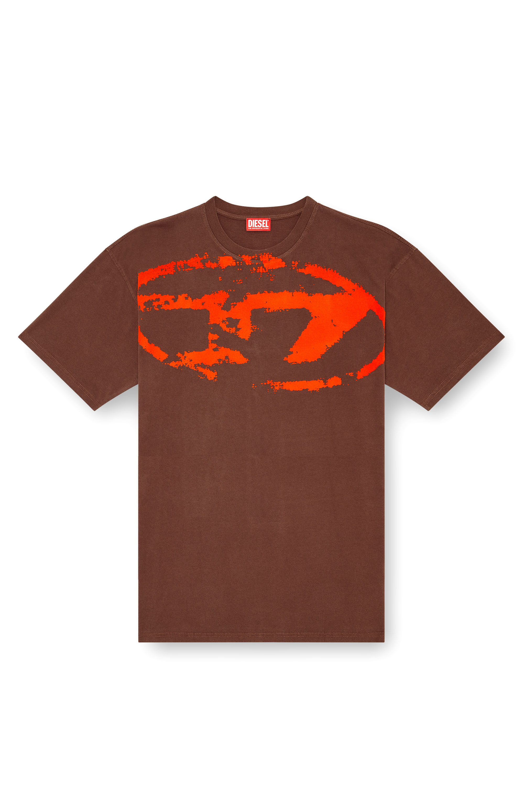 Diesel - T-BOXT-N14, Male's Tシャツ in ブラウン - 2