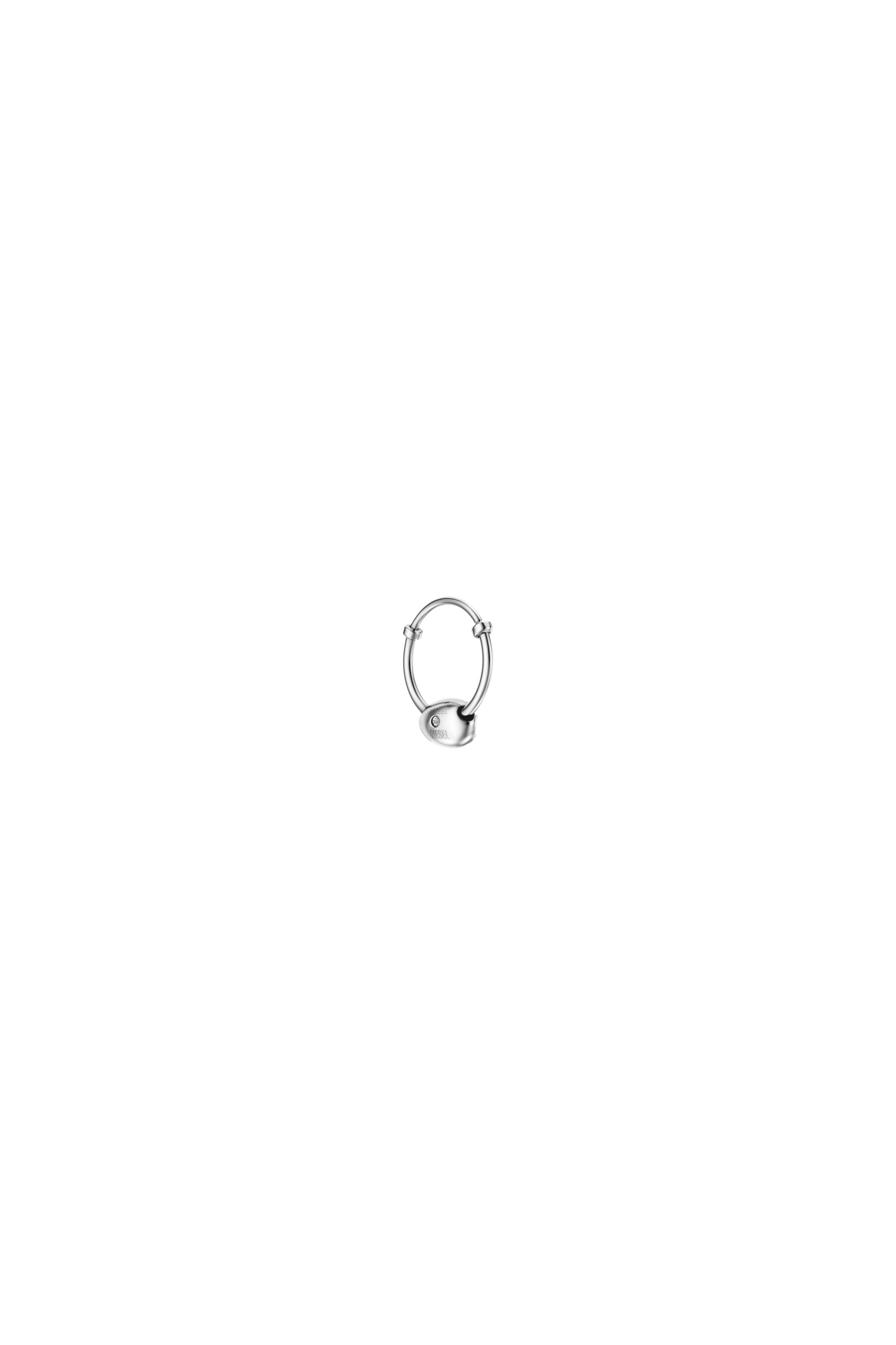 Diesel - DX1703040 JEWELLERY, Unisex's Stainless steel hoop earring in シルバー - 2