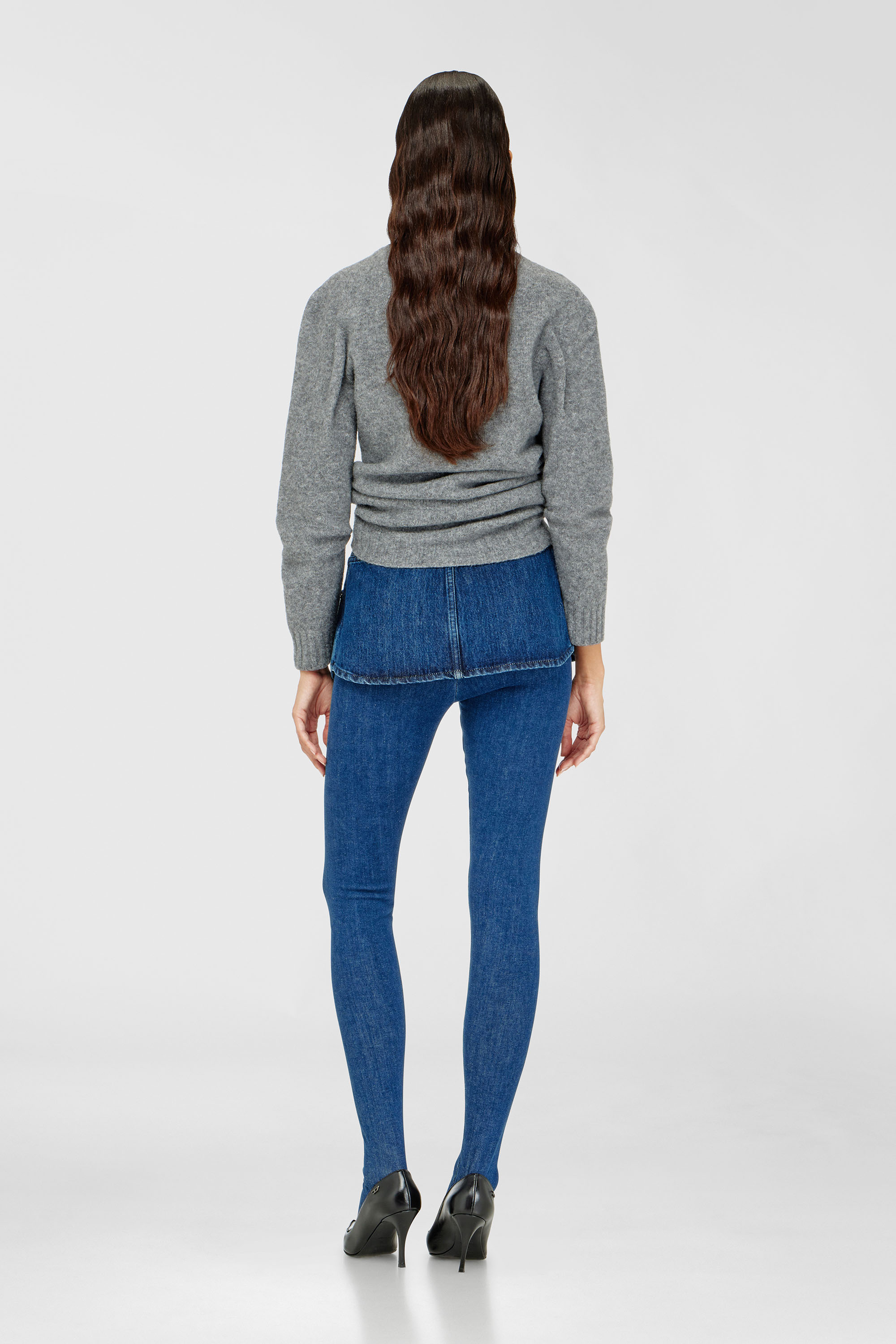 Diesel - Female's Skinny Jeans D-Spika 09R31, ダークブルー - 3