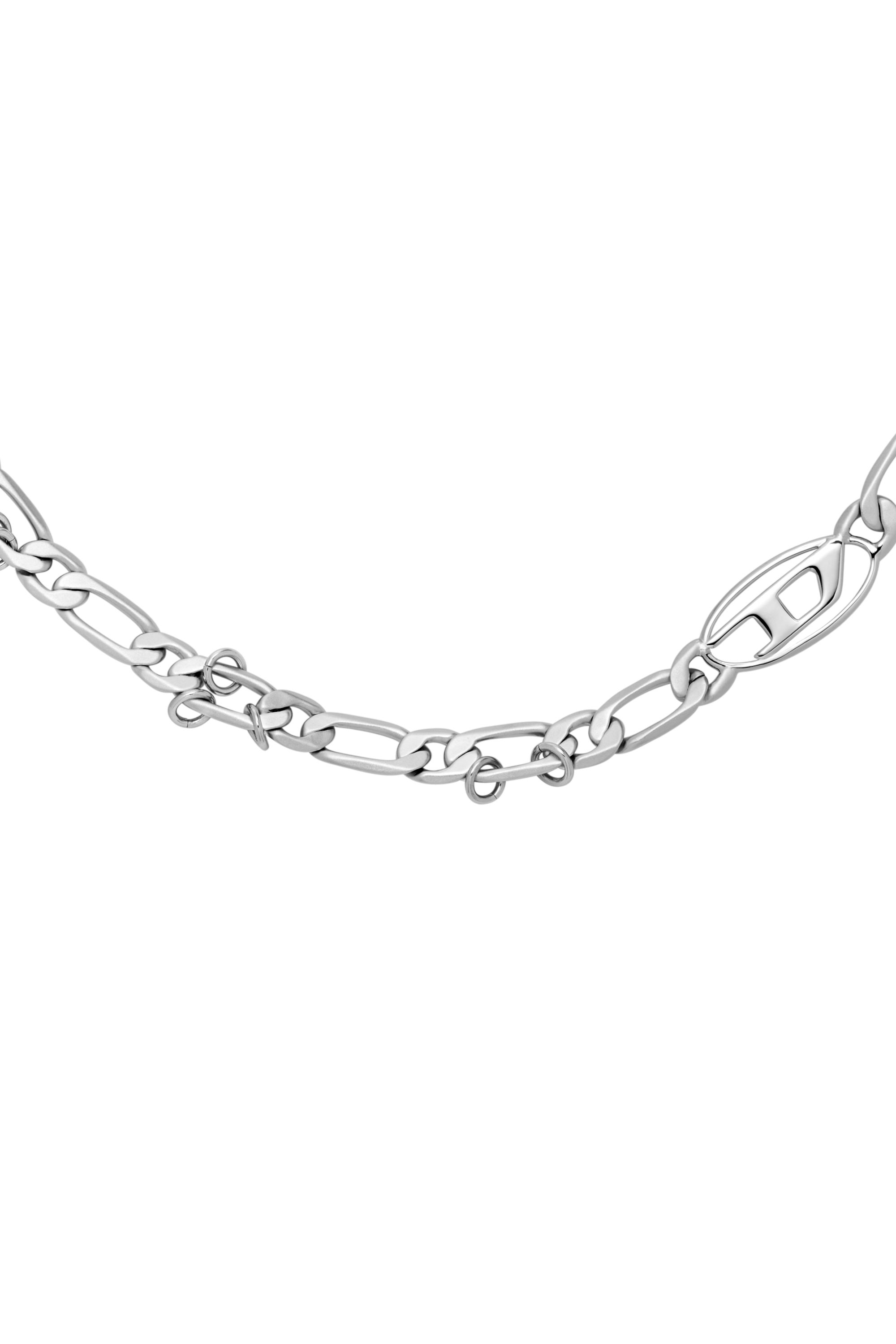 Diesel - DX1600040, Unisex's Stainless Steel and Brass Chain Necklace in シルバー - 2