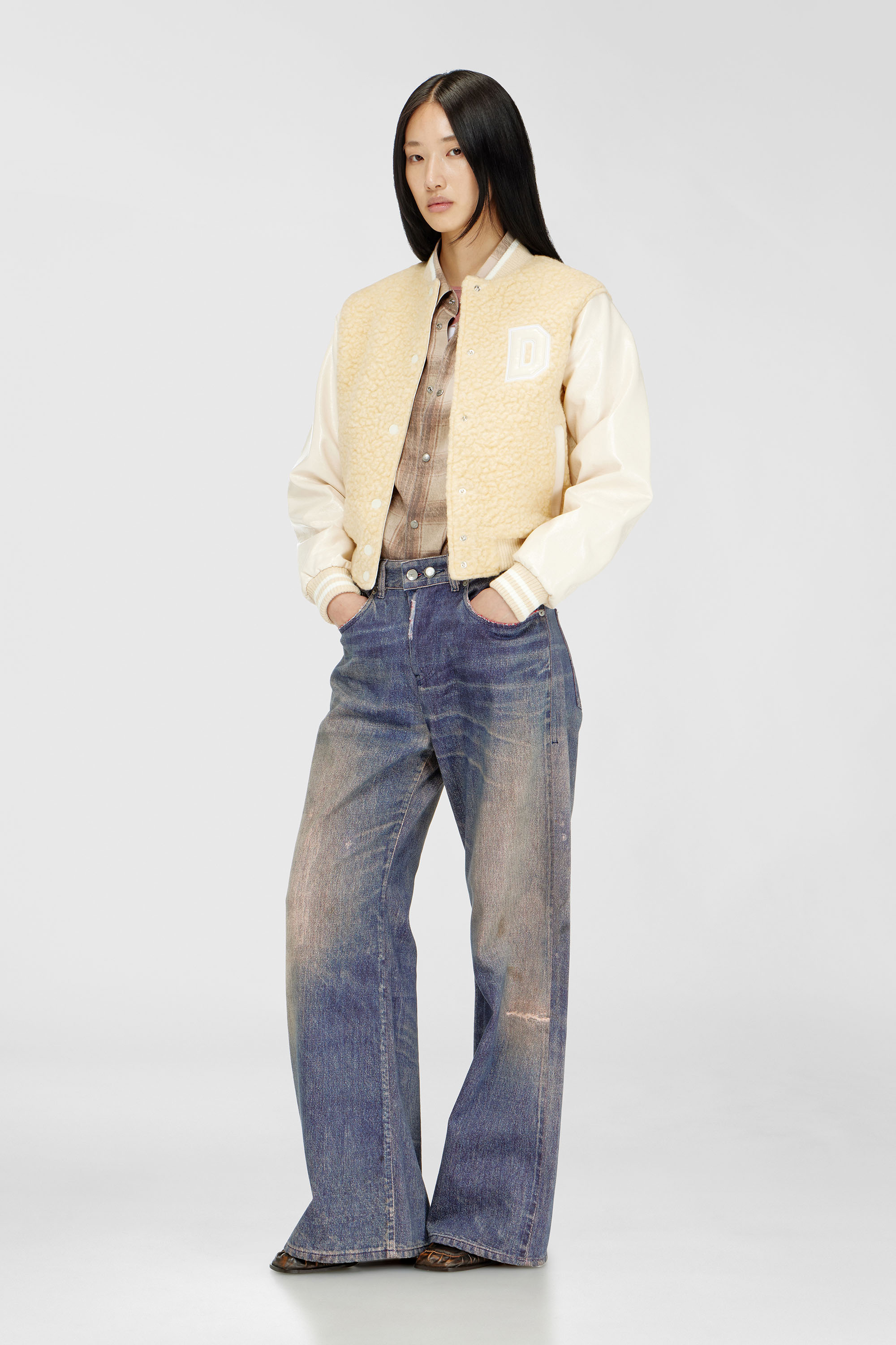 Diesel - G-FAVOL, Female's ブルゾン in イエロー - 1