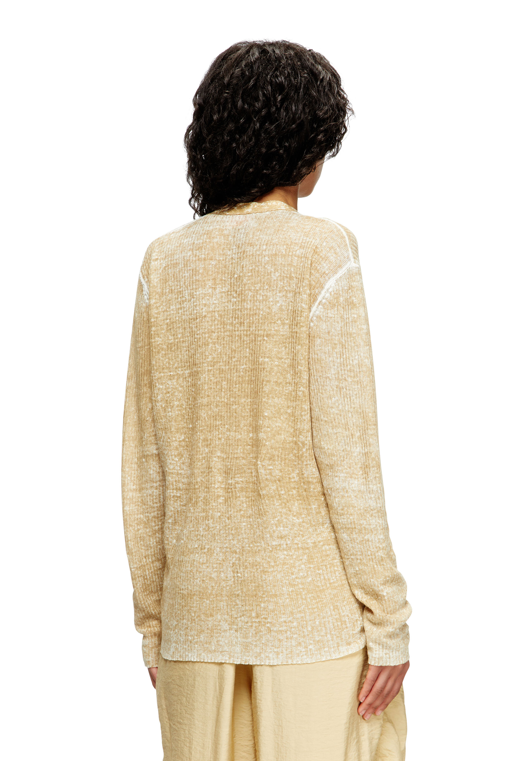 Diesel - M-ROBIN, Female's カーディガン in ライトブラウン - 5