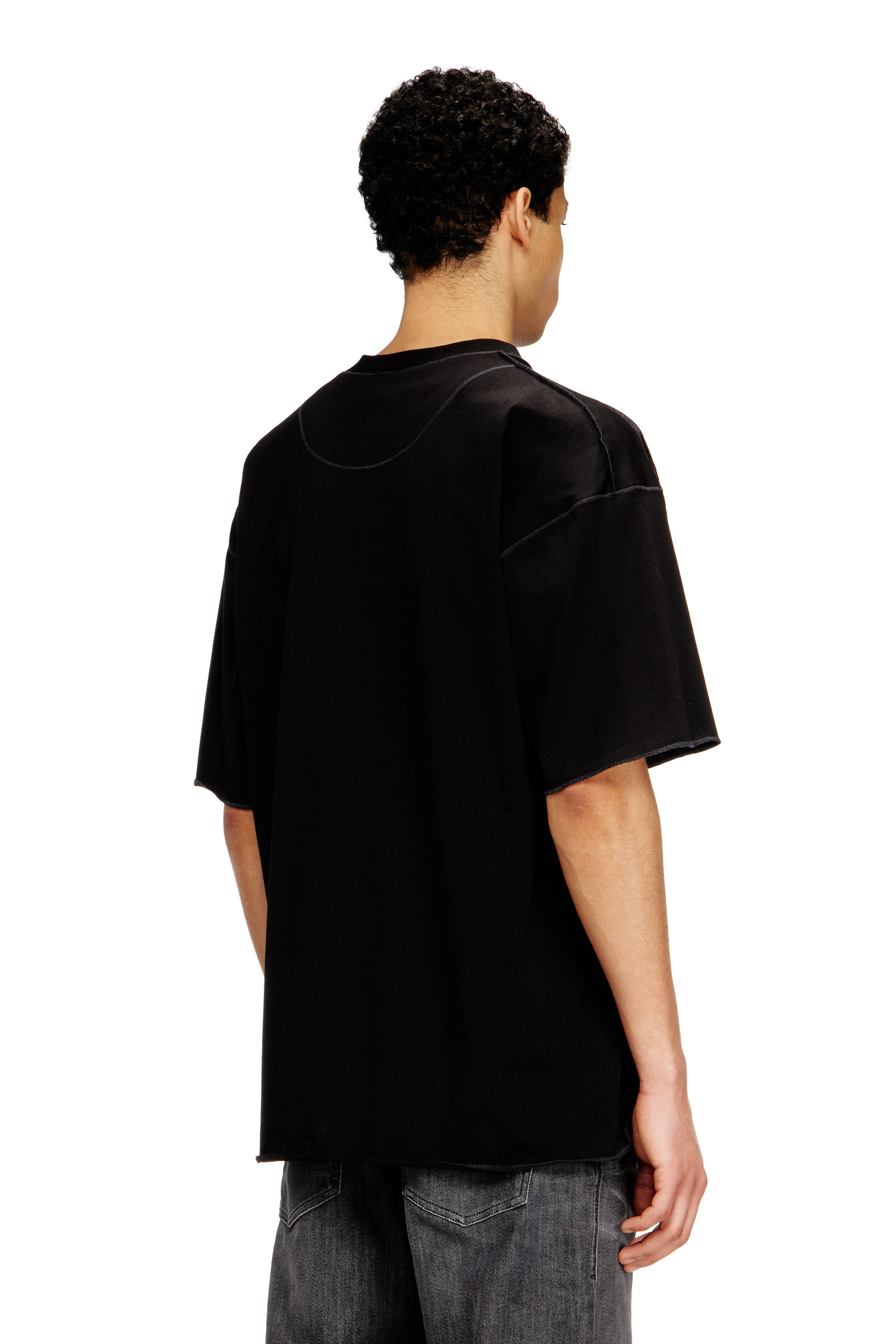 Diesel - T-CRAHOR-BOXT-T1, Male's Tシャツ in ブラック - 4