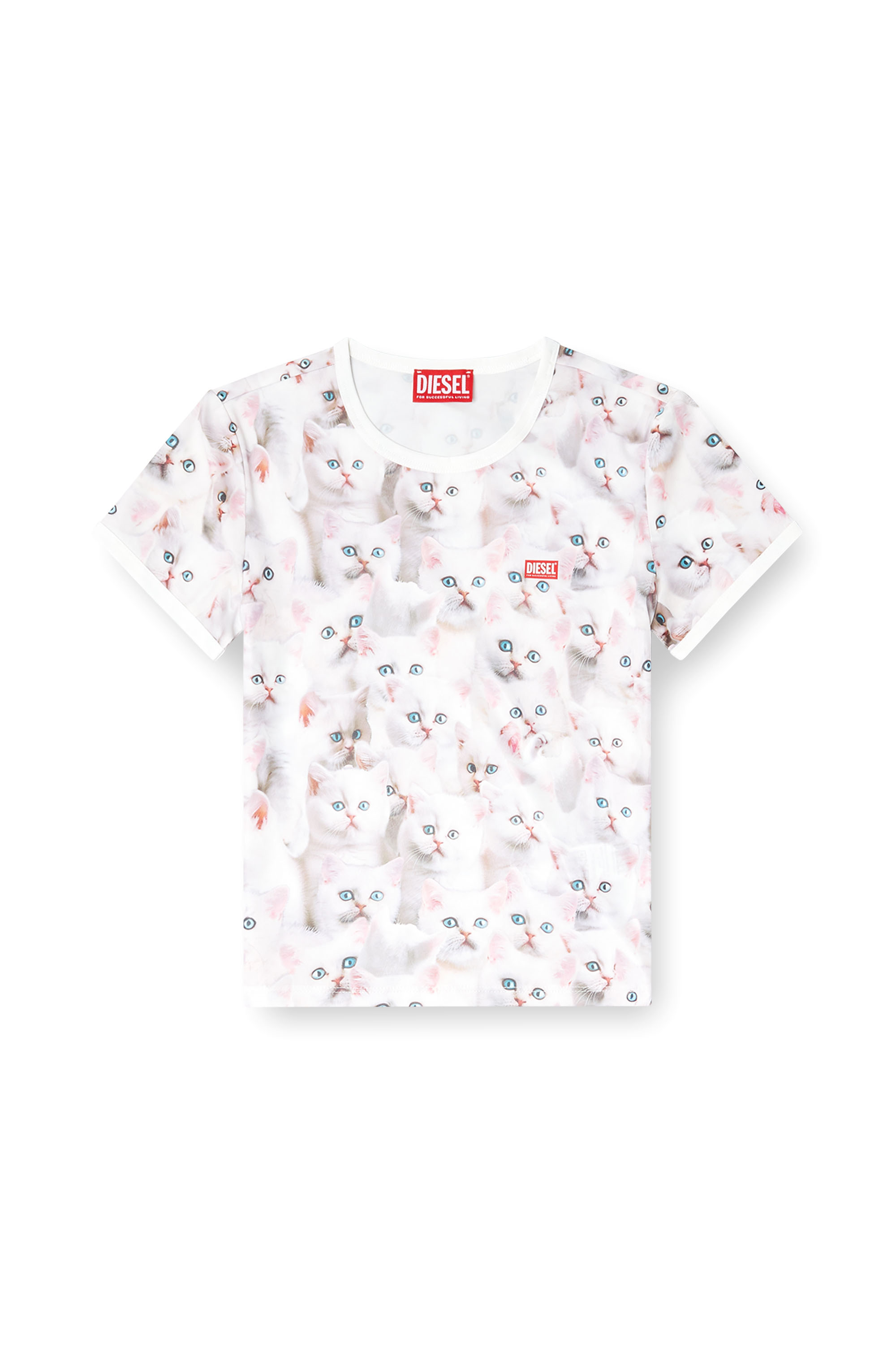 Diesel - T-UNCLAU, Female's 半袖トップ in ホワイト - 2