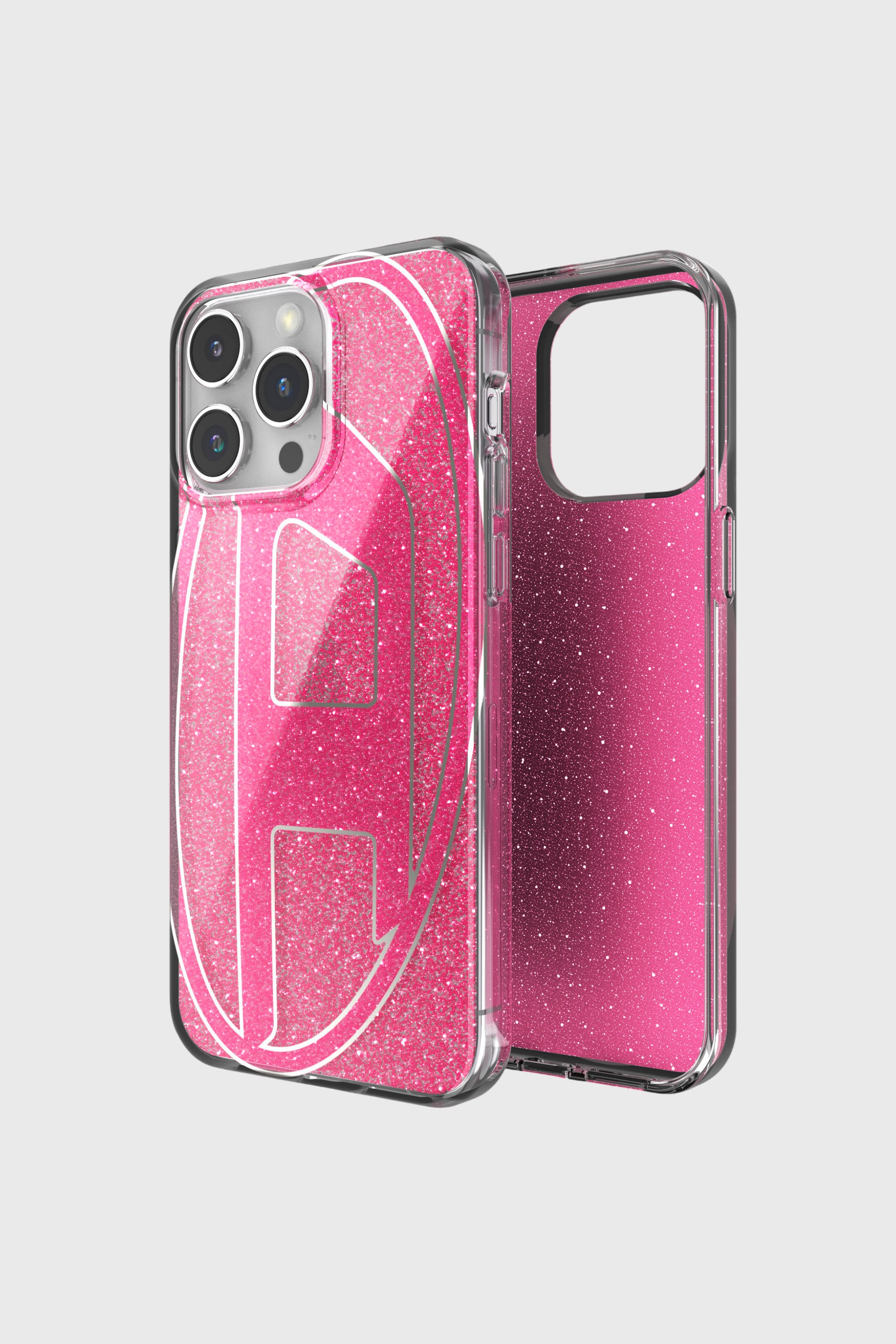 Diesel - 60037 AOP CASE, Unisex's iPhone 15 Pro Max in ピンク / ホワイト - 1