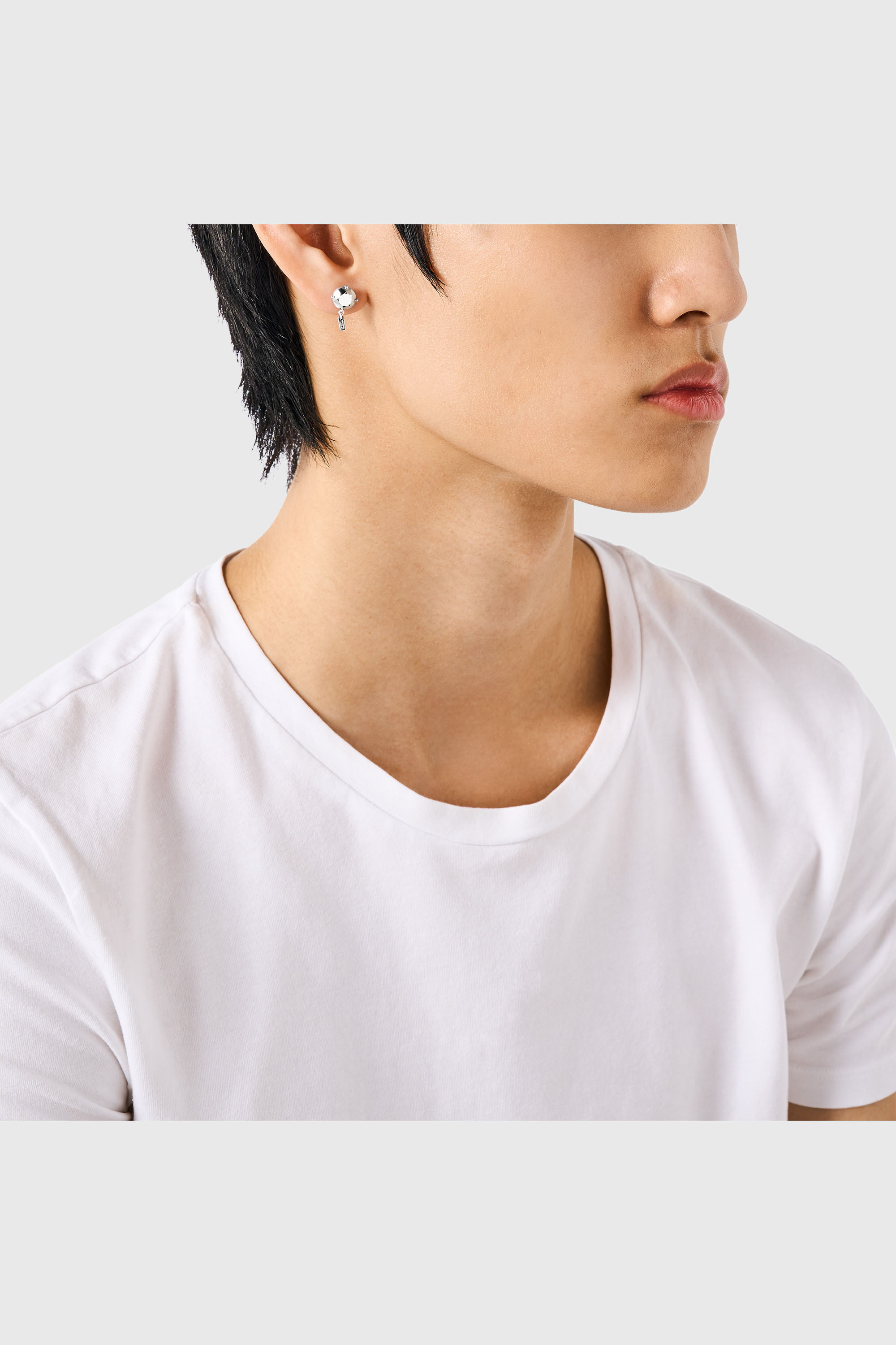 Diesel - DL1352040 STERLING SILVER JEWEL, Unisex's ピアス（片耳用） in シルバー - 3
