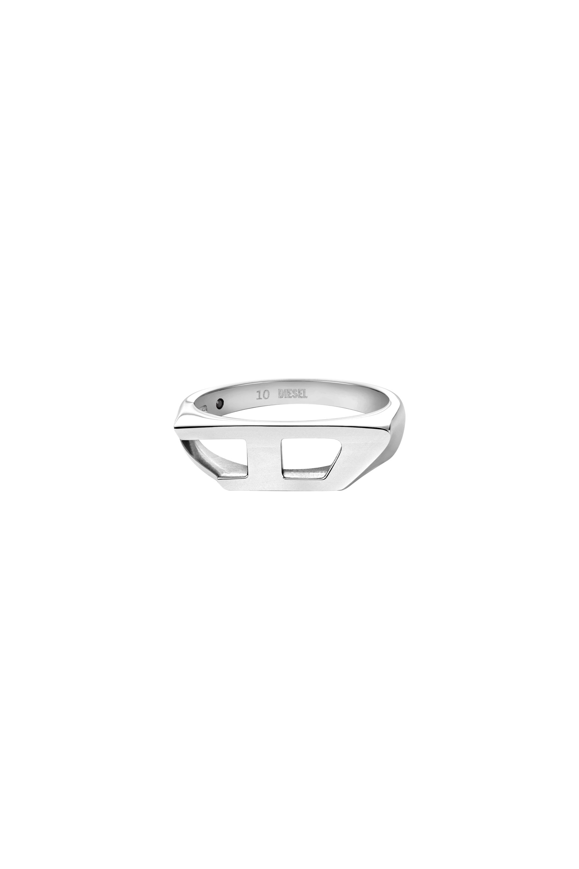 Diesel - DX1638040 JEWELLERY, Unisex's Stainless steel signet ring in シルバー - 2