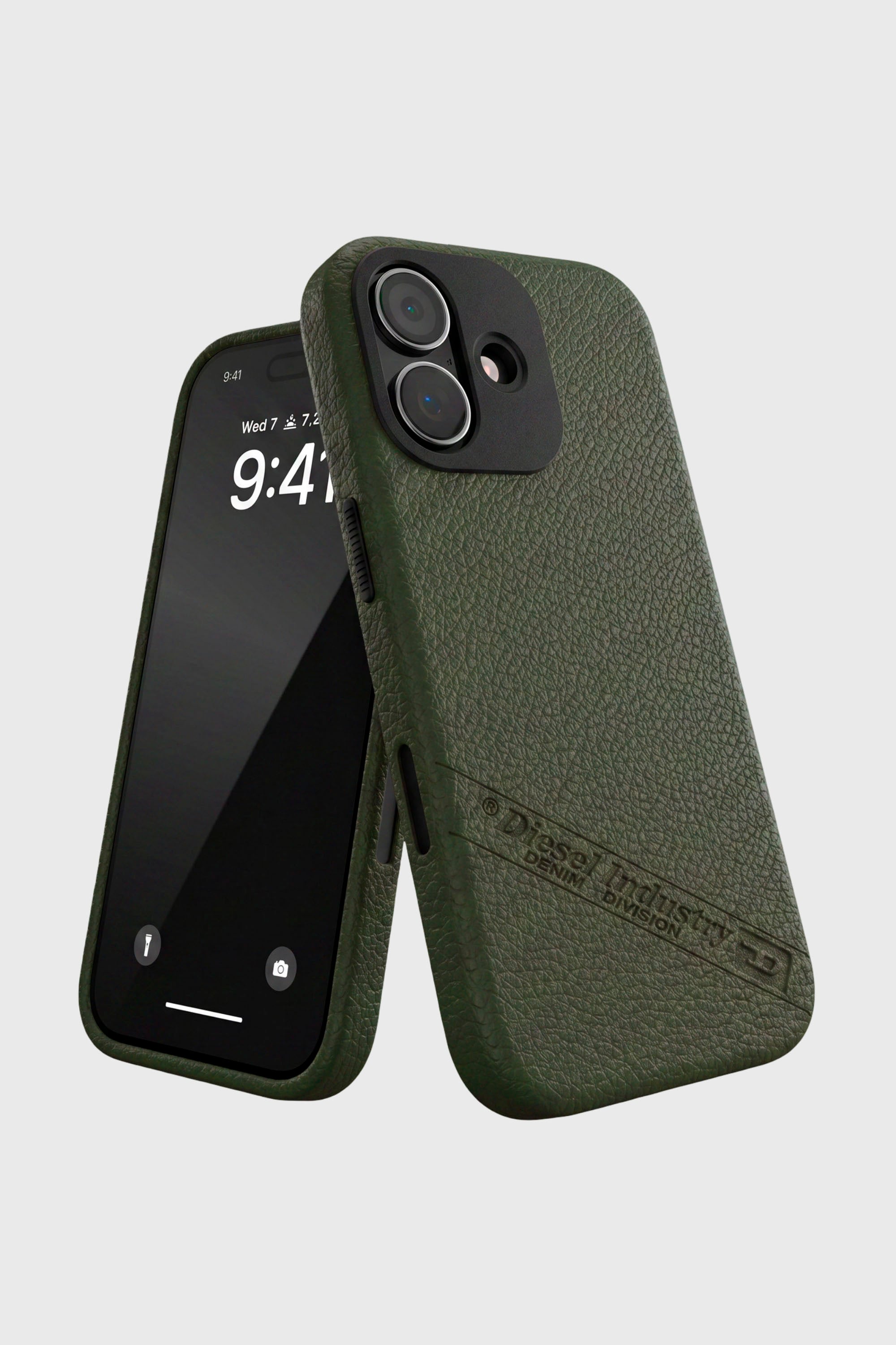 Diesel - 60646 MOULDED CASE, Unisex's Flag D case with MagSafe for iPhone 17 in ダークグリーン - 6
