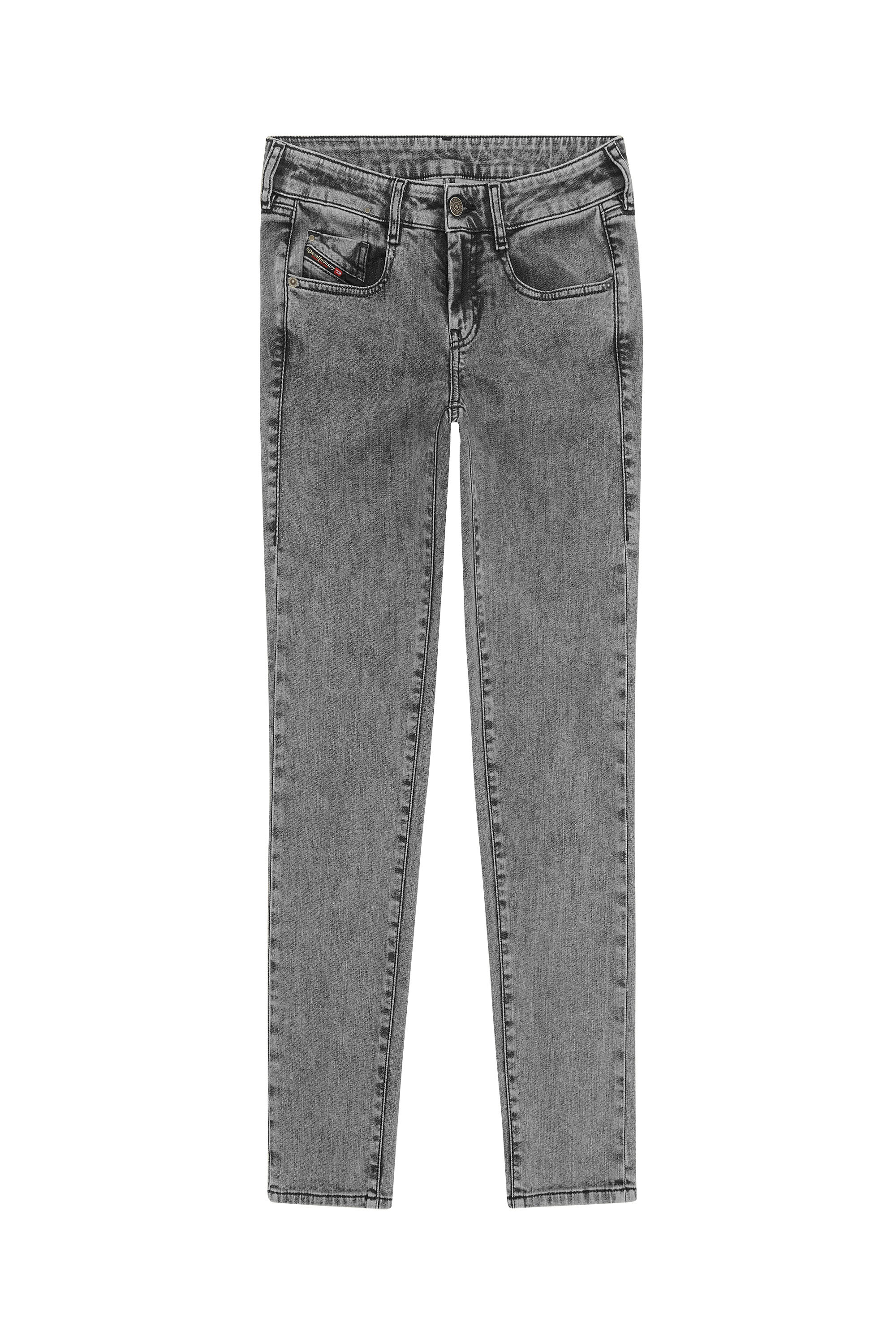 Diesel - Slim D-Ollies JoggJeans® 09D07, ブラック/ダークグレー - Image 6