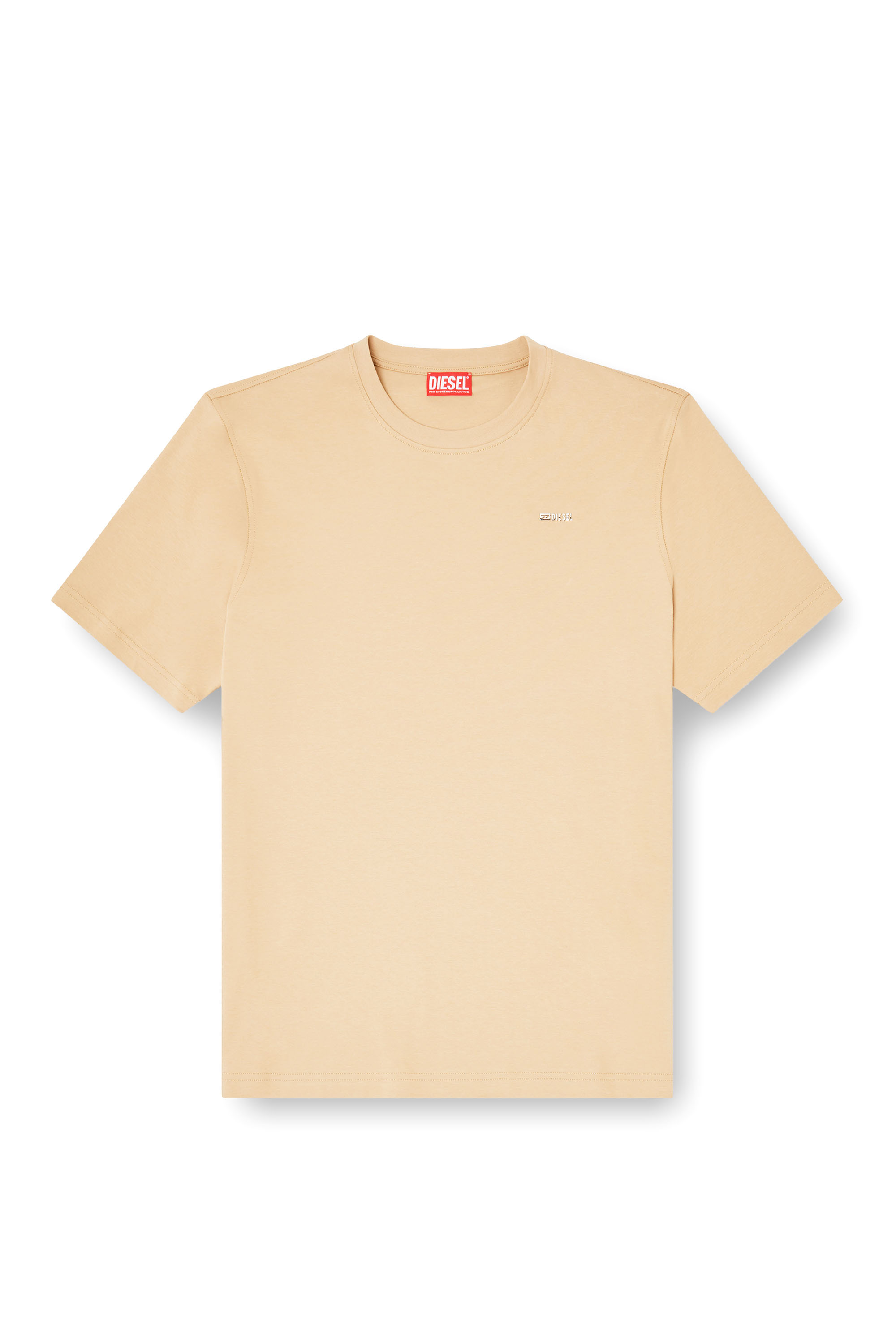 Diesel - T-ADJUST-MET, Male's Tシャツ in ベージュ - 2