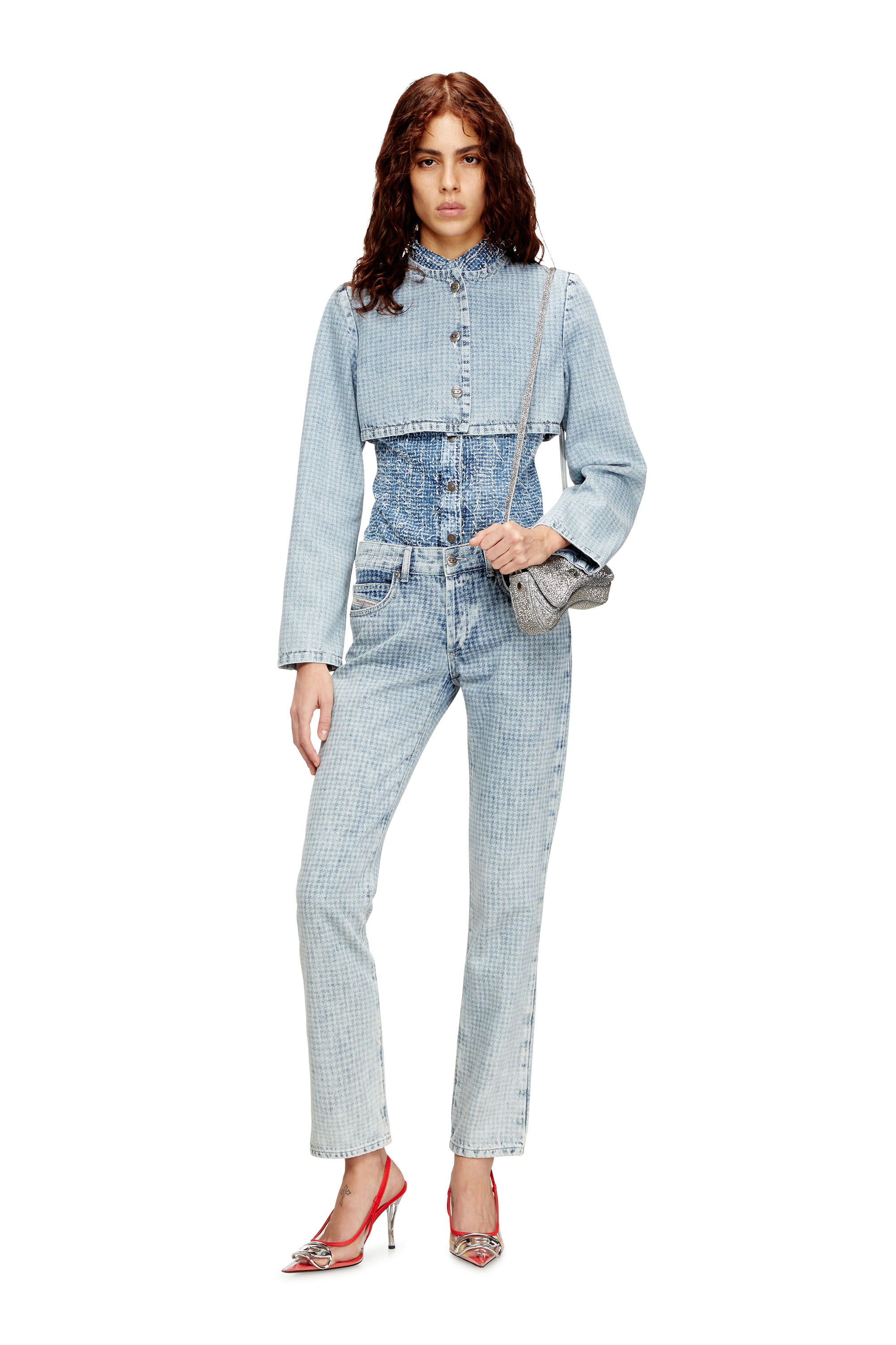 Diesel - Female's Slim Jeans 1992 D-Jiann 0ADCH, ライトブルー - 2