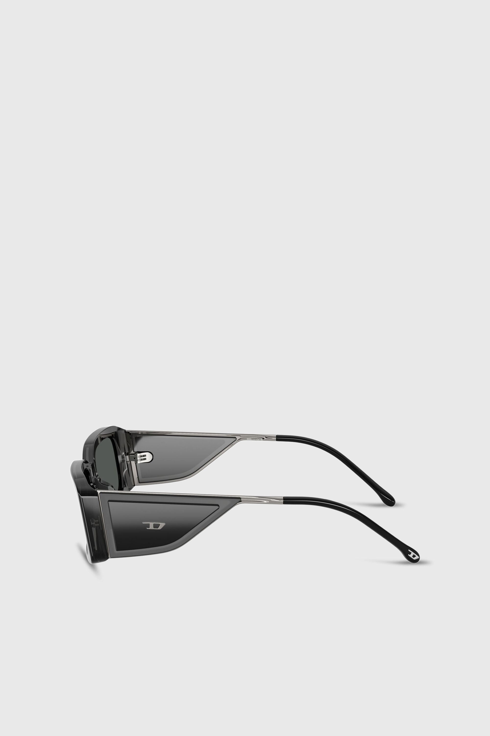 Diesel - 0DL2017U, Unisex's Rectangle sunglasses in ブラック - 1