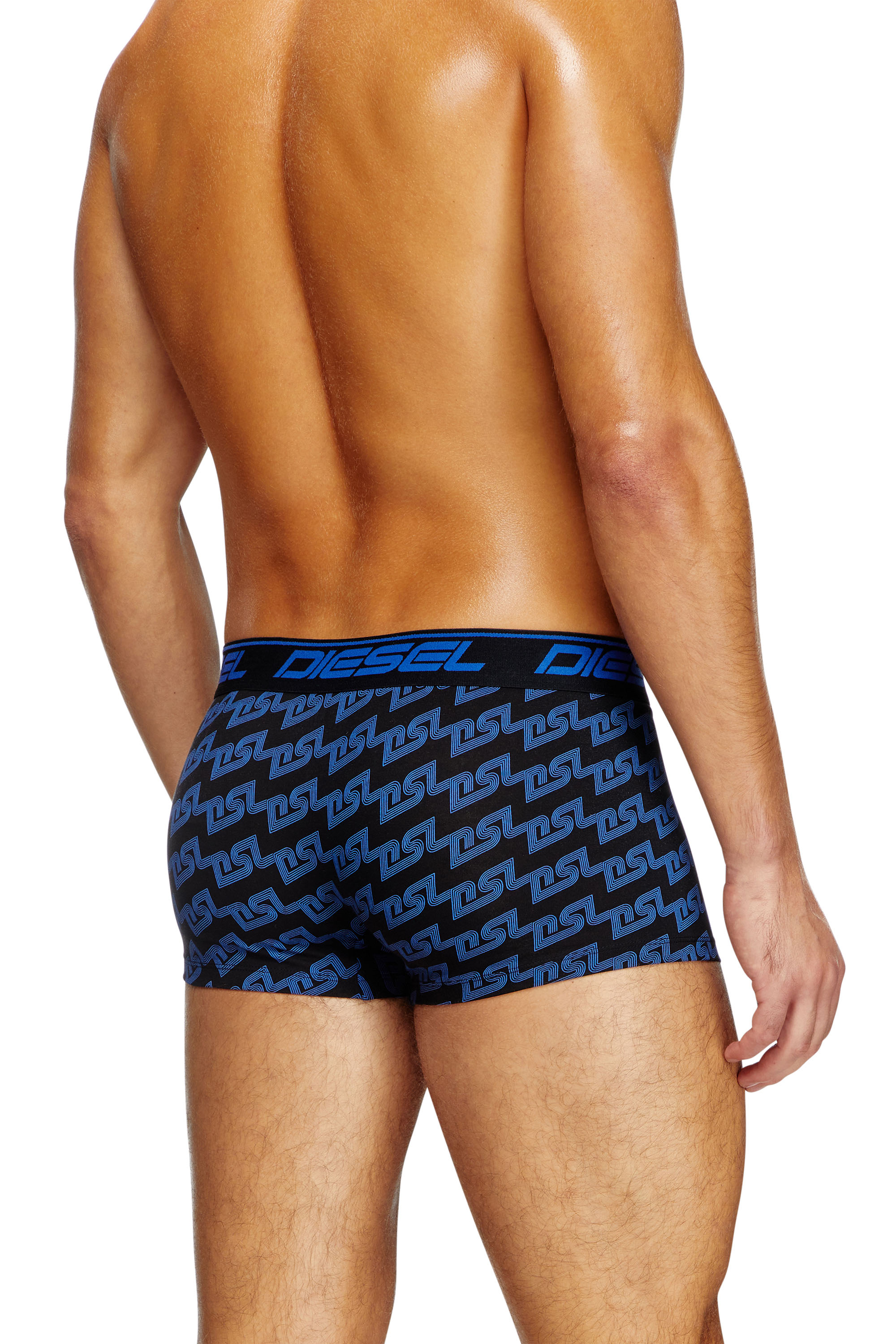 Diesel - UMBX-DAMIEN, Male's Boxer briefs with splatter print in ブルー - 4