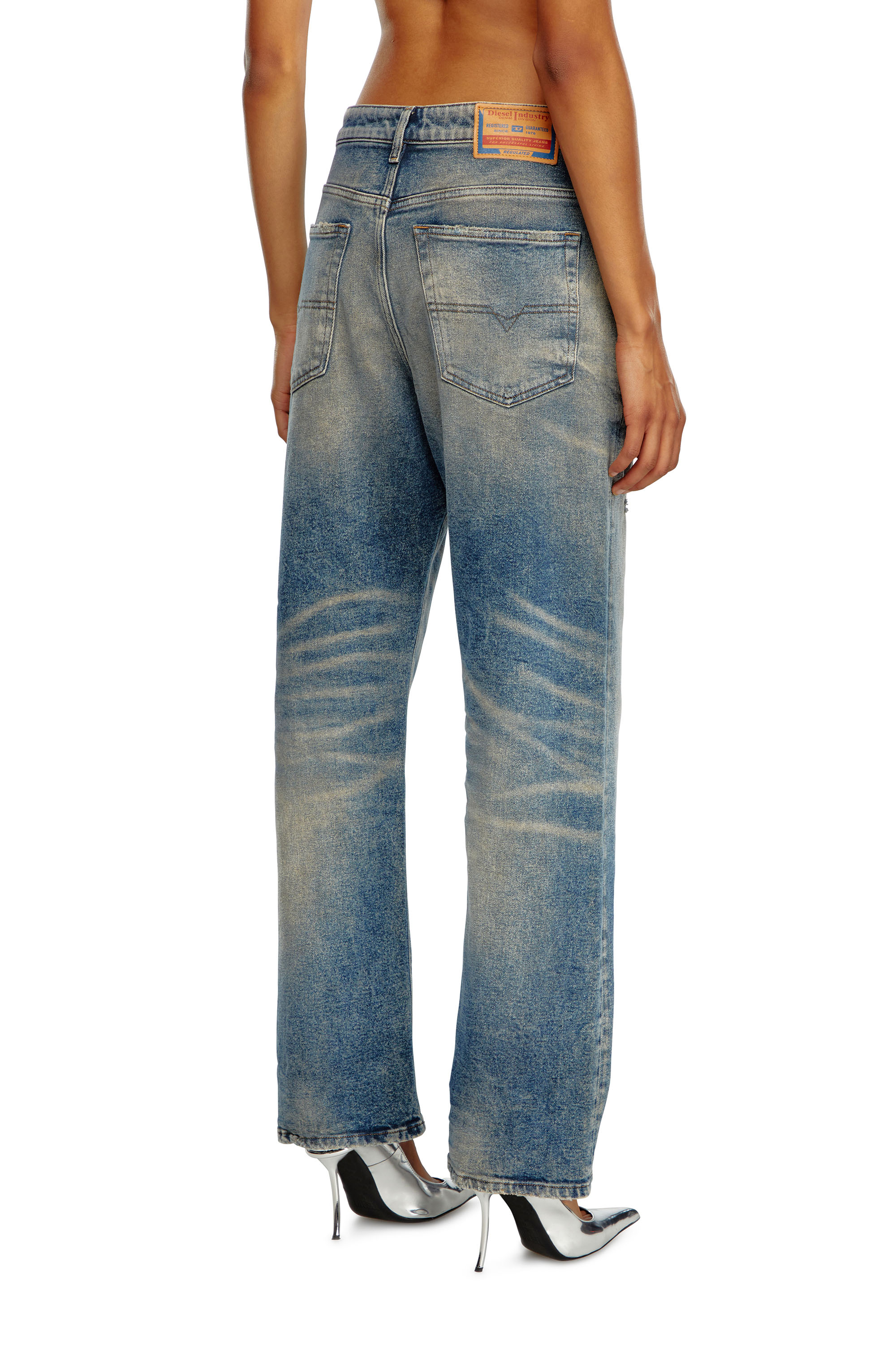 Diesel - Female's Regular Jeans 1999 D-Reggy 09K32, ミディアムブルー - 4