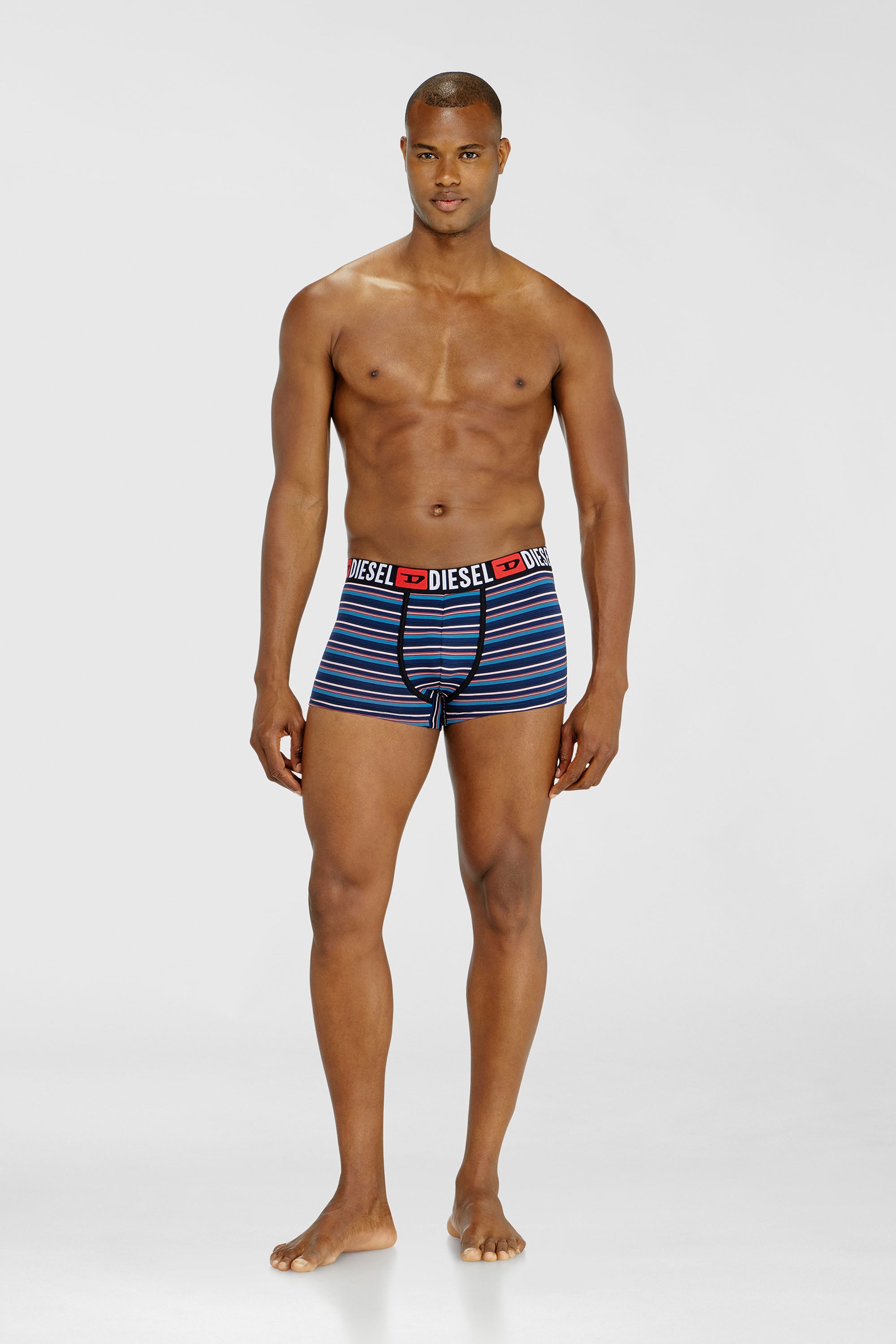 Diesel - UMBX-DAMIENTHREEPACK, Male's ボクサーパンツ 3枚パック in ブルー/ブラック - 2