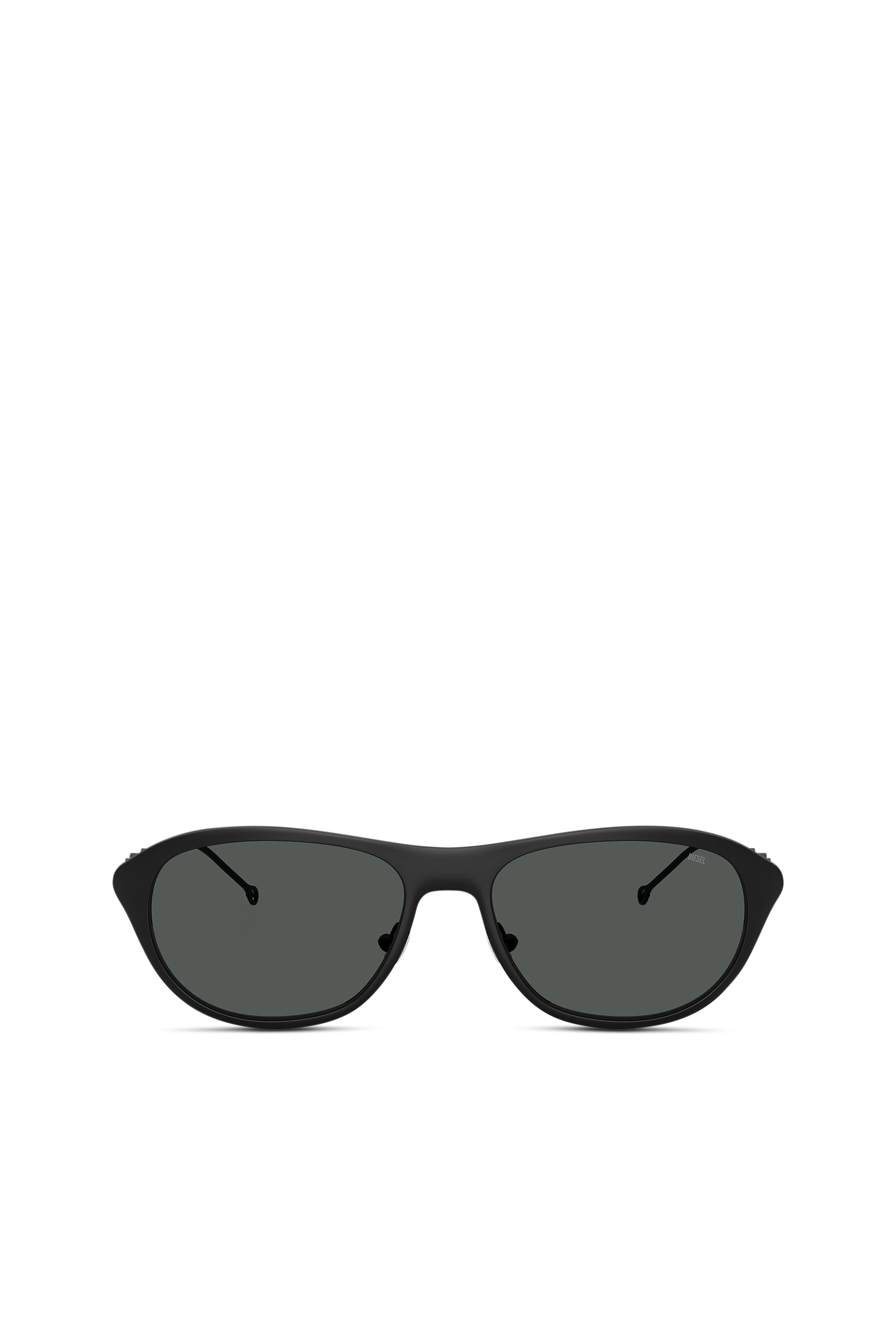 Diesel - 0DL1011, Unisex's Rectangle sunglasses in ブラック/グリーン - 1