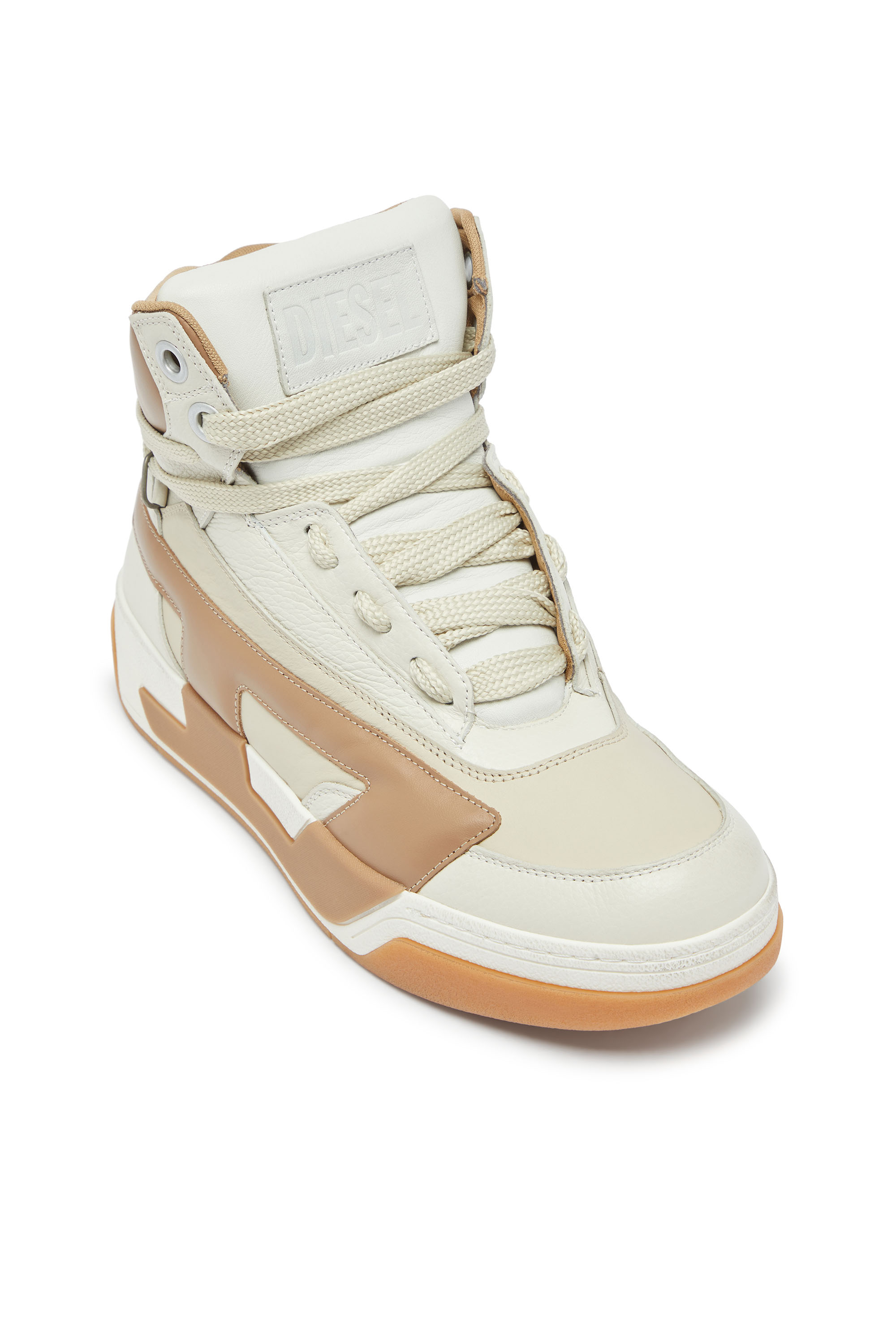 Diesel - S-D-OLLIE MID, Male's ミッドカットスニーカー in ベージュ - 6