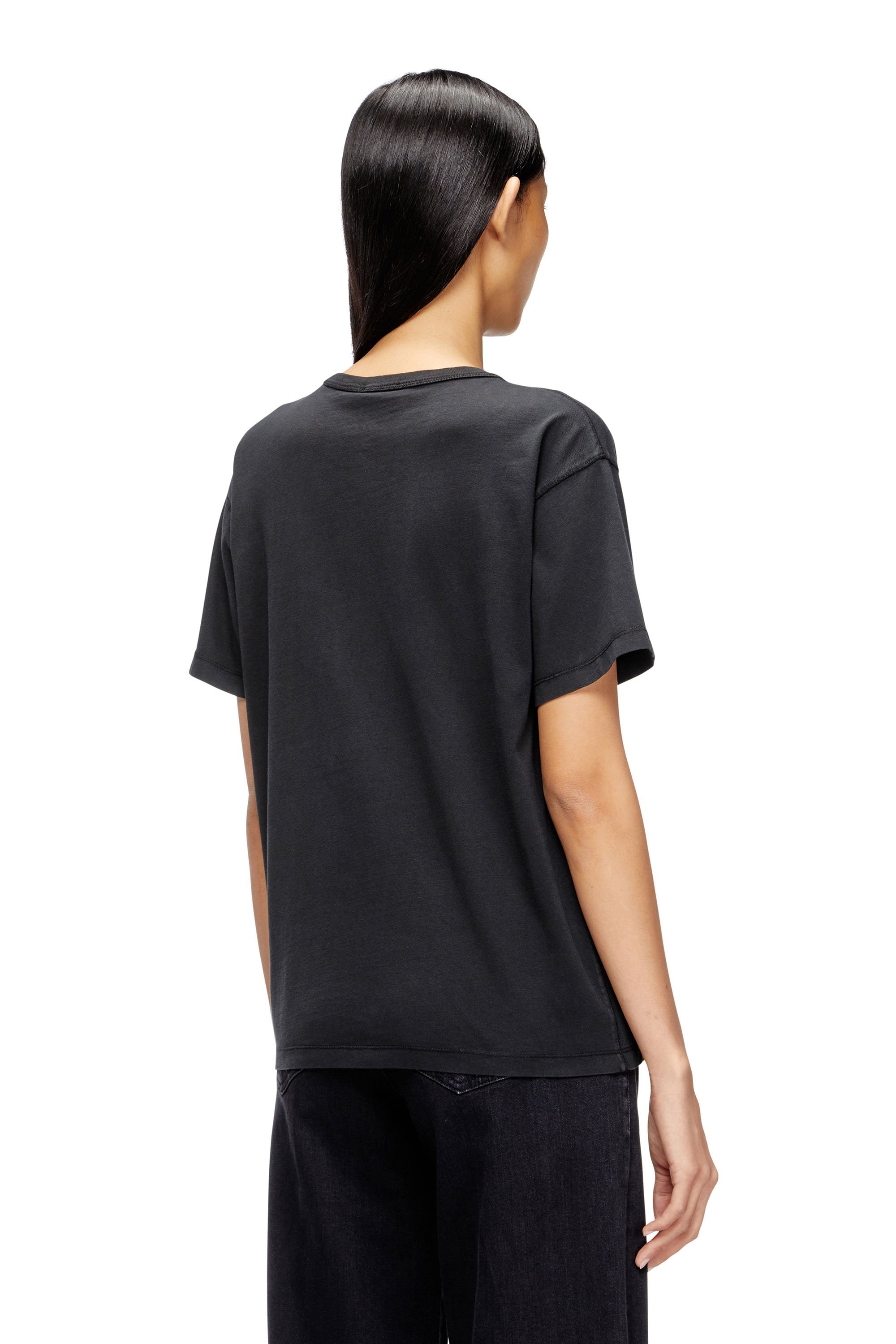 Diesel - T-NORMY-OD-S1, Female's Tシャツ in ブラック - 4