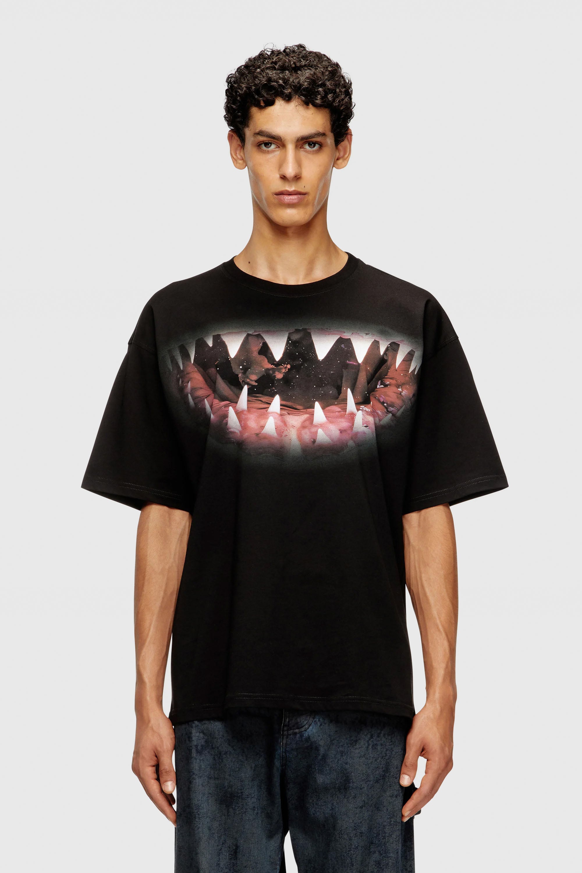 Diesel - T-SHIRT, Male's T-SHIRT in ブラック - 2