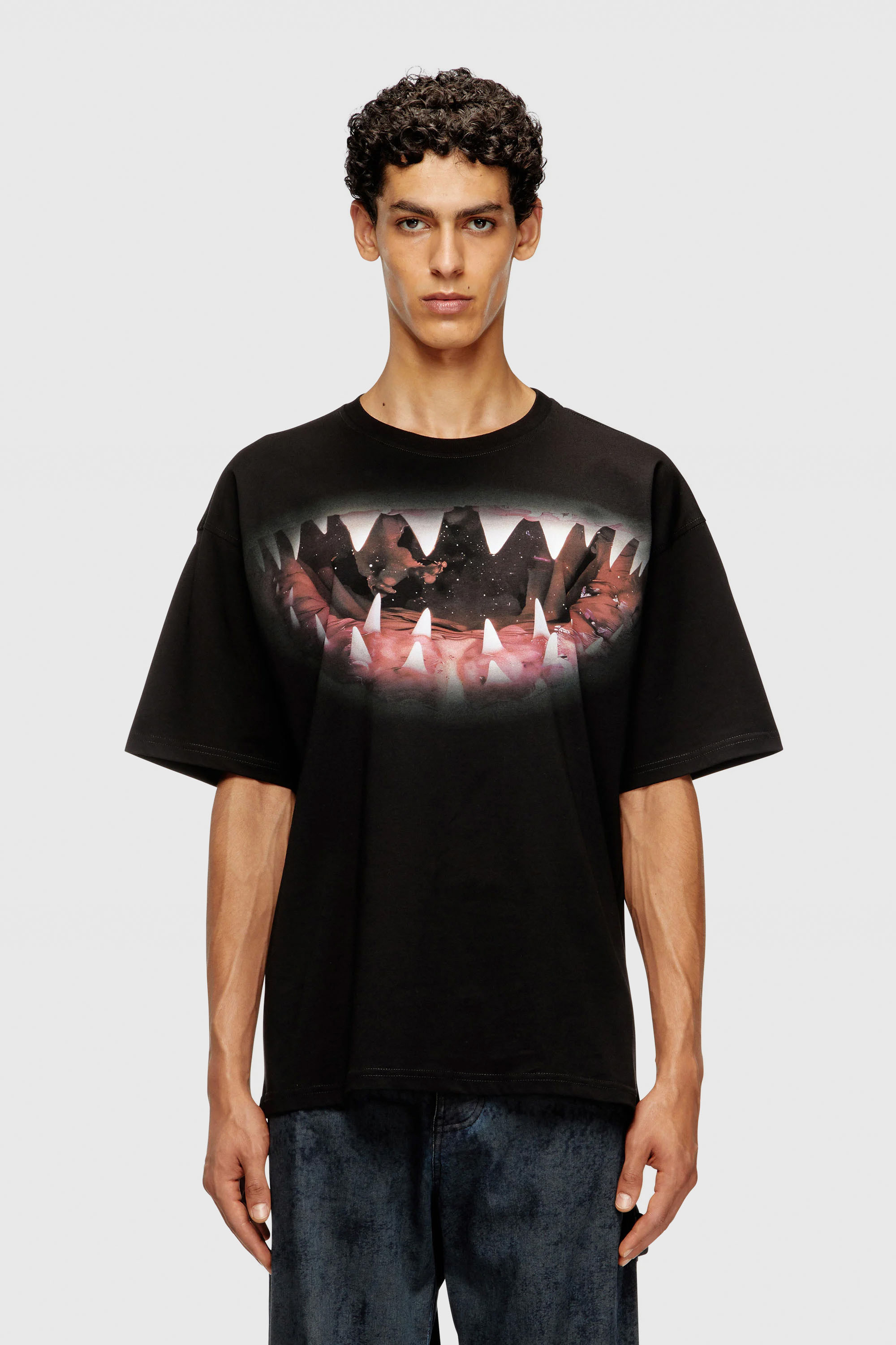 Diesel - T-SHIRT, Male's T-SHIRT in ブラック - 2