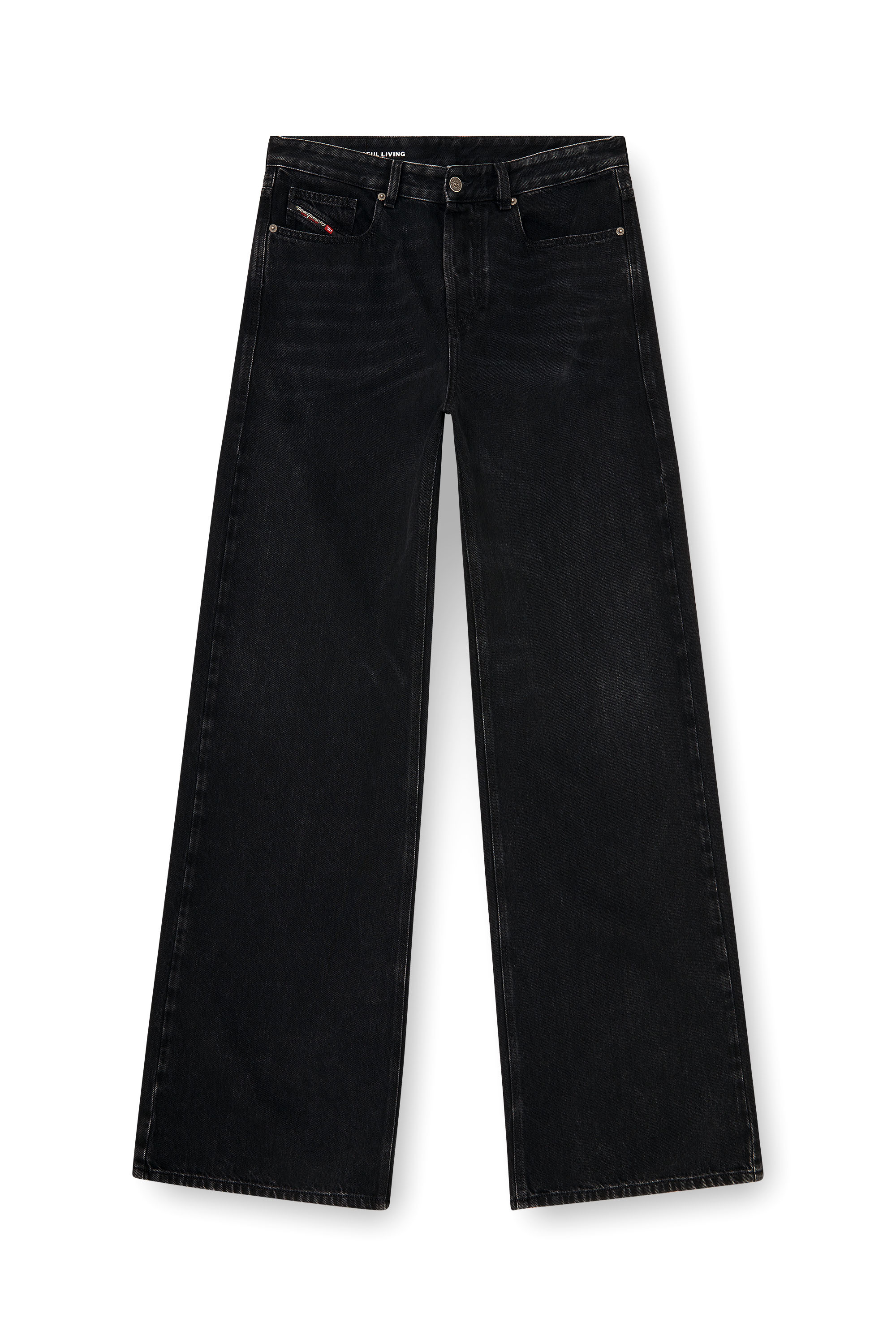 Diesel - Male's Relaxed Jeans D-Rise 09P09, ブラック/ダークグレー - 2