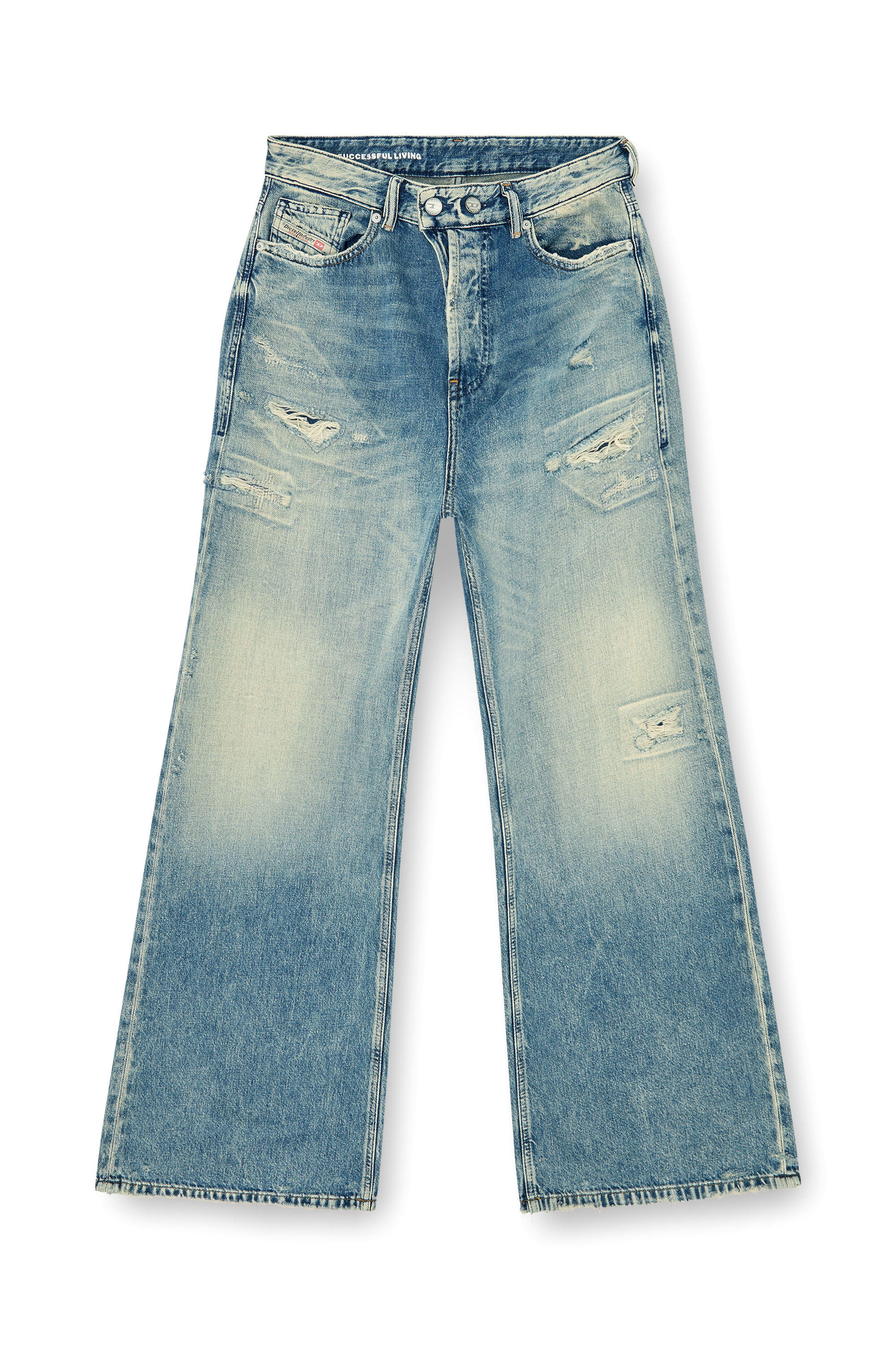 Diesel - Female's Relaxed Jeans 1996 D-Sire 09P62, ミディアムブルー - 6
