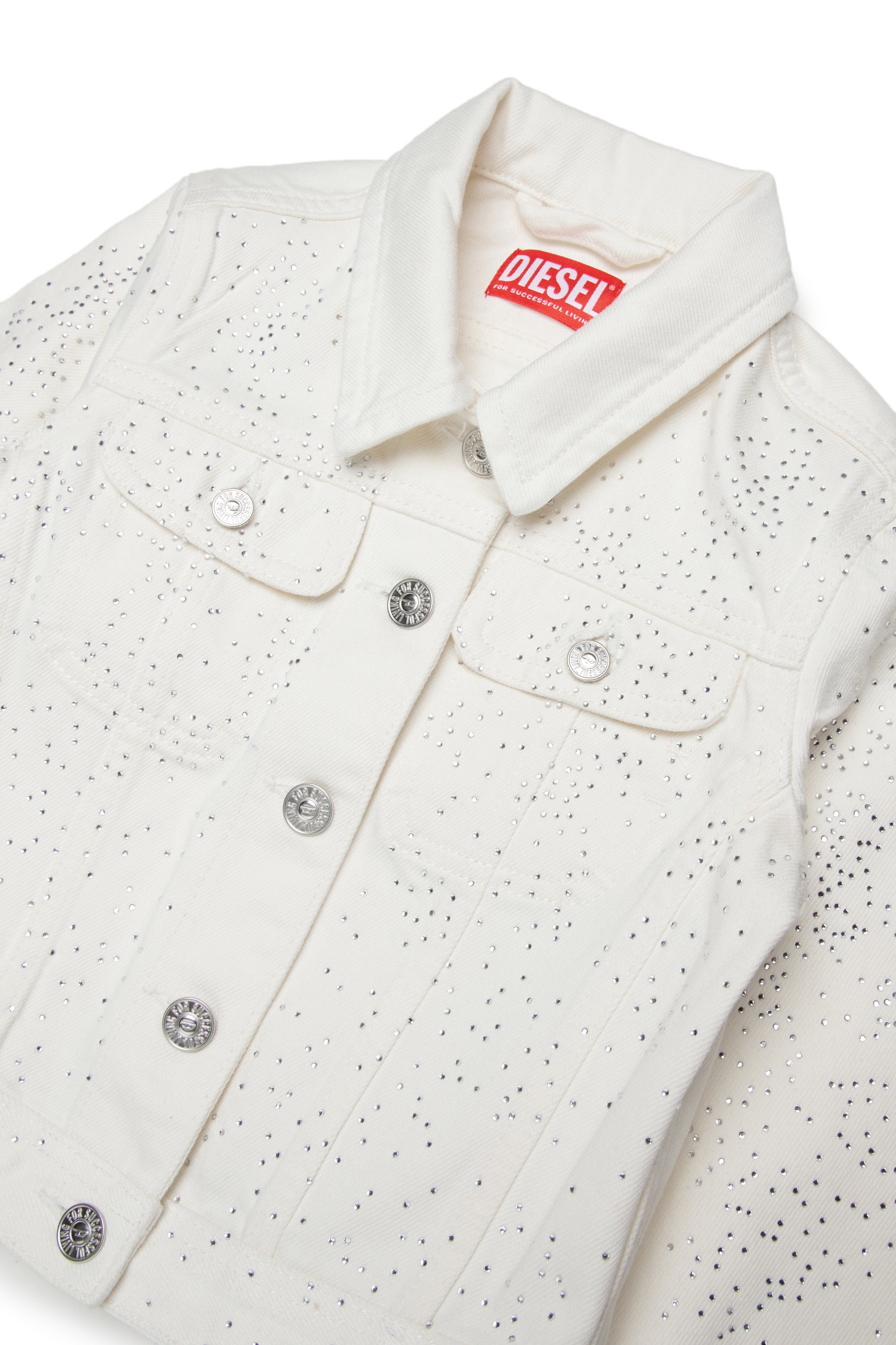 Diesel - JSLIMMY-J, Female's デニムジャケット in ホワイト - 3