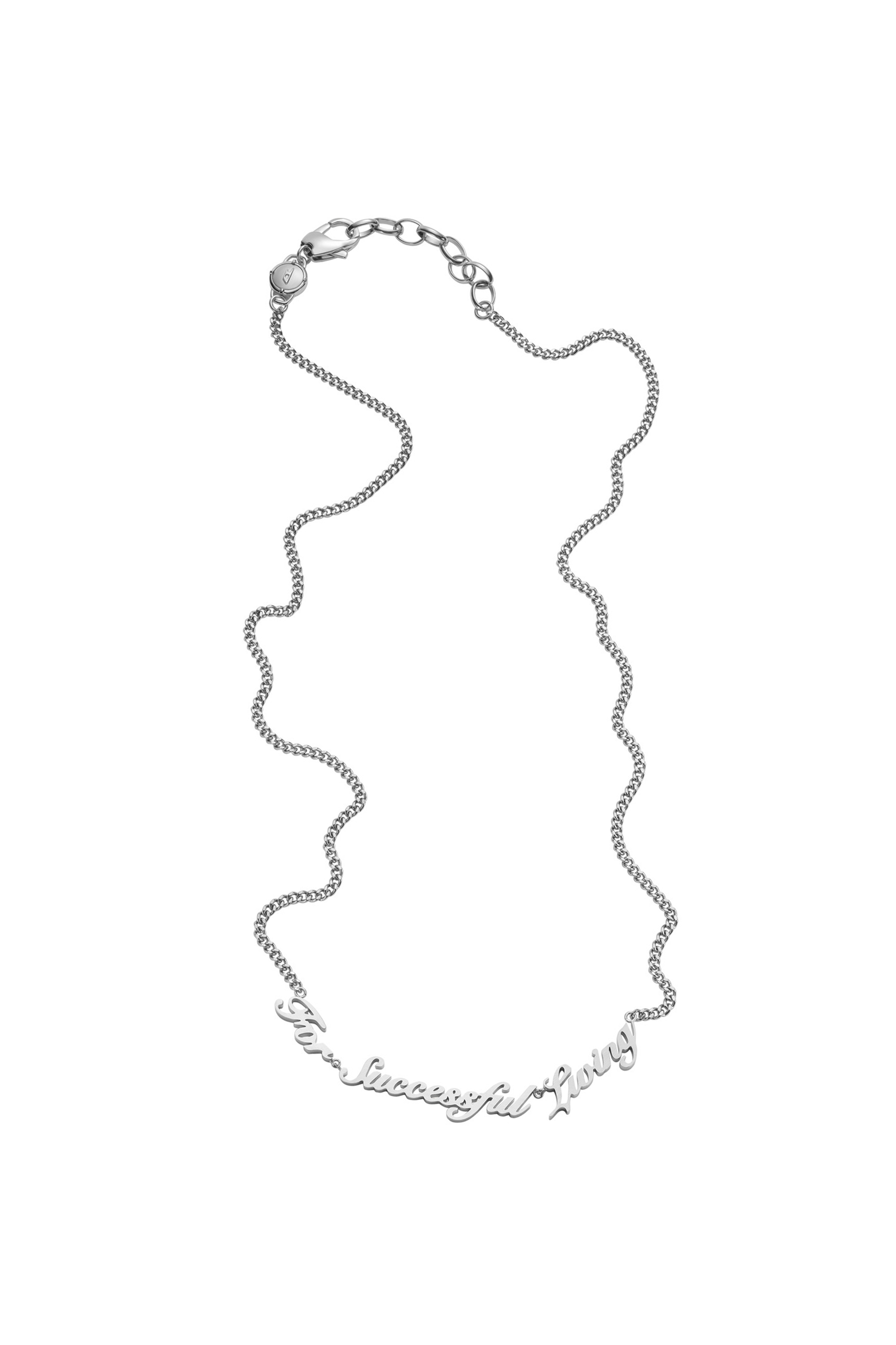 Diesel - DX1373, Unisex's ジュエリー ネックレス in シルバー - 2