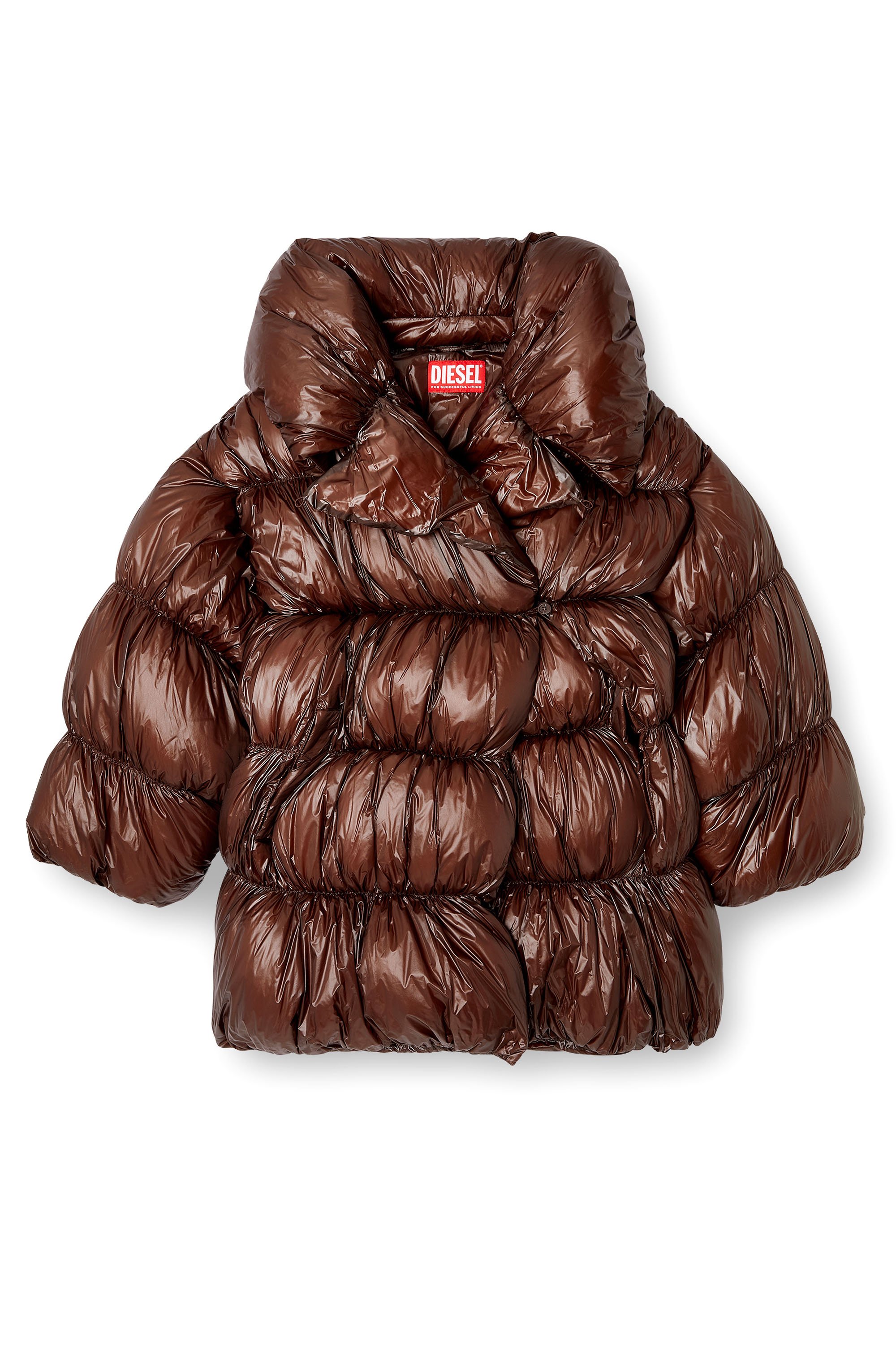 Diesel - W-INONA, Female's ダウンジャケット in ブラウン - 2