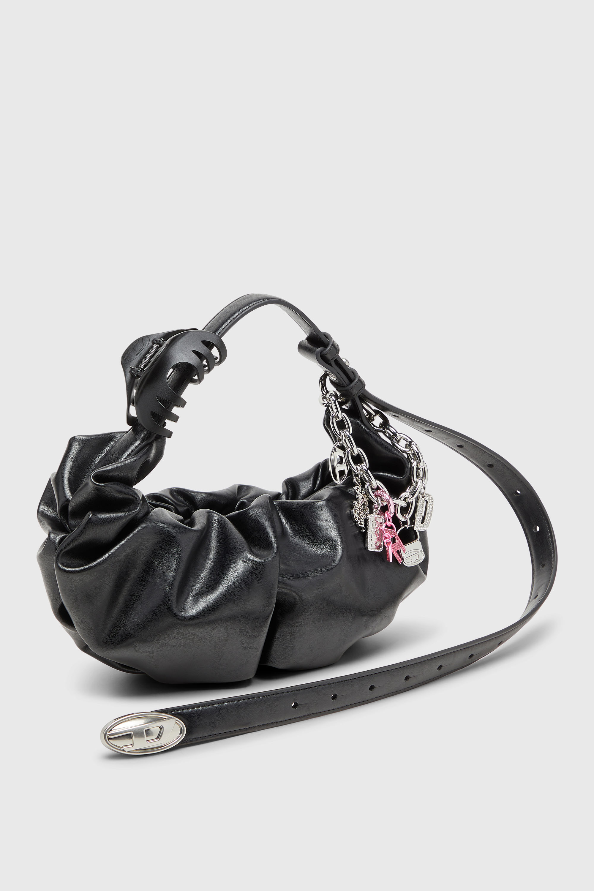 Diesel - GRAB-D HOBO S, Female's ホーボーバッグ S in ブラック - 7