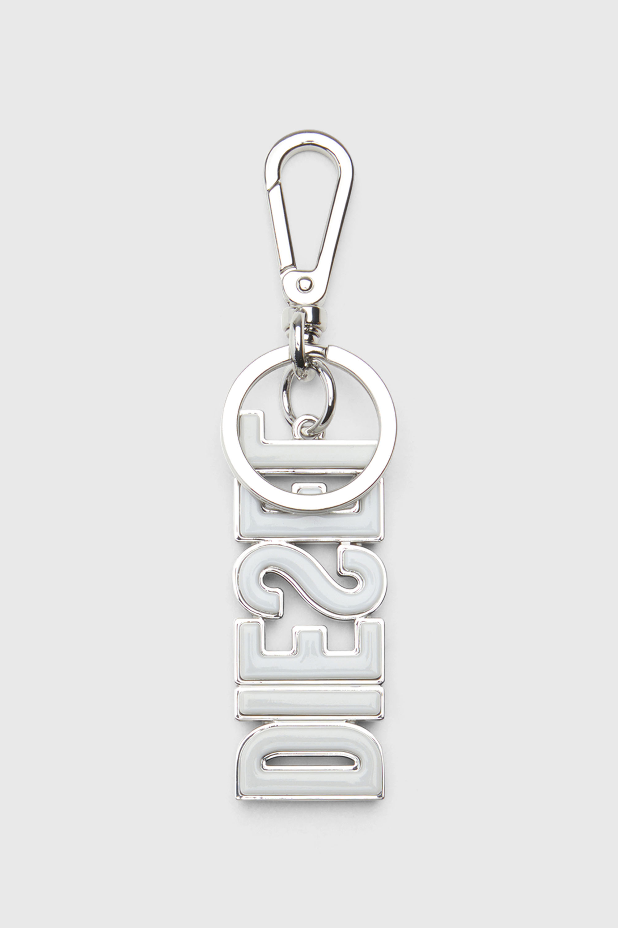 Diesel - DSL 3D KEY RING, Male's キーチャーム in ブラック/シルバー - 2