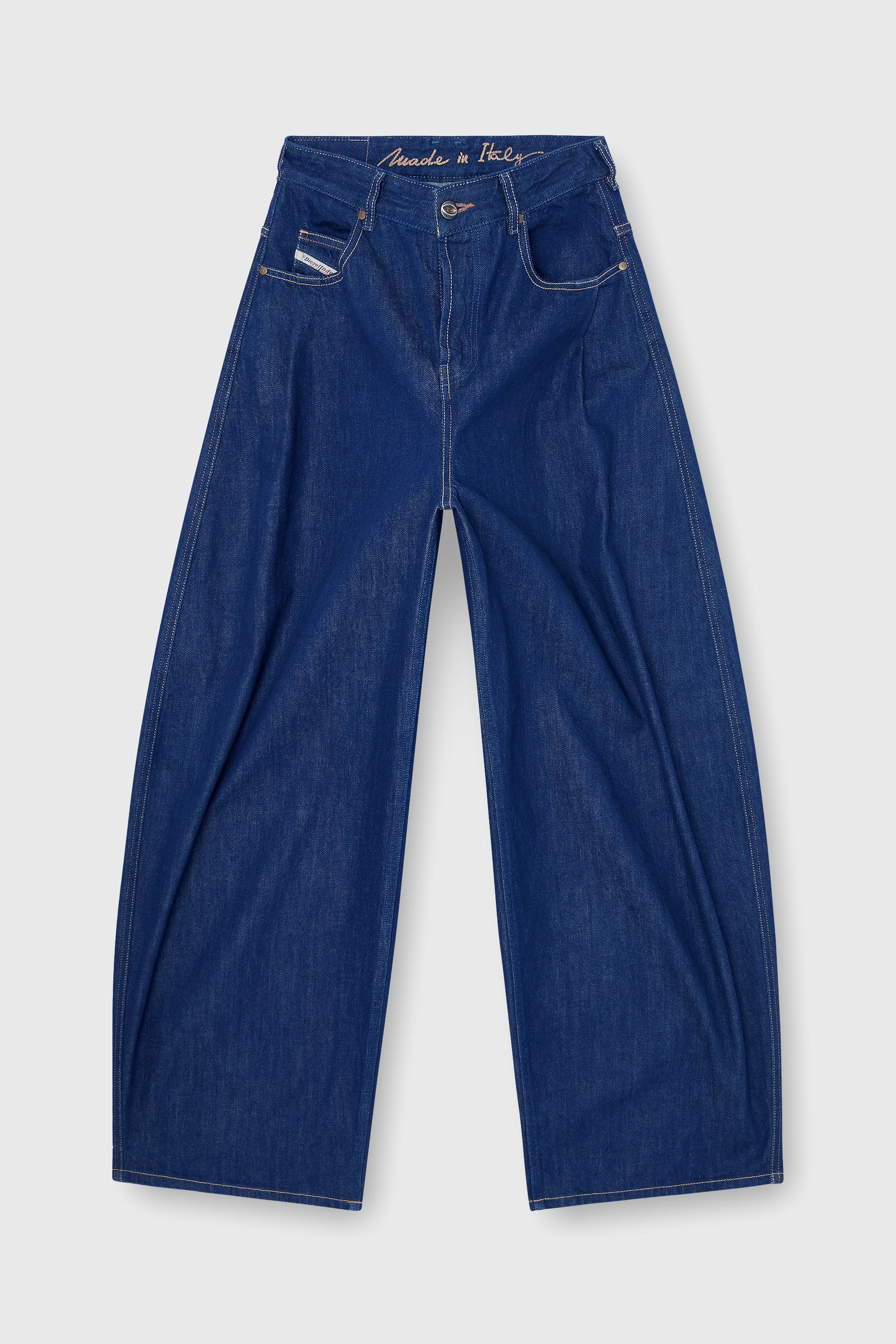 Diesel - Female's Relaxed Jeans 1987 D-Khelz 09Q09, ダークブルー - 2