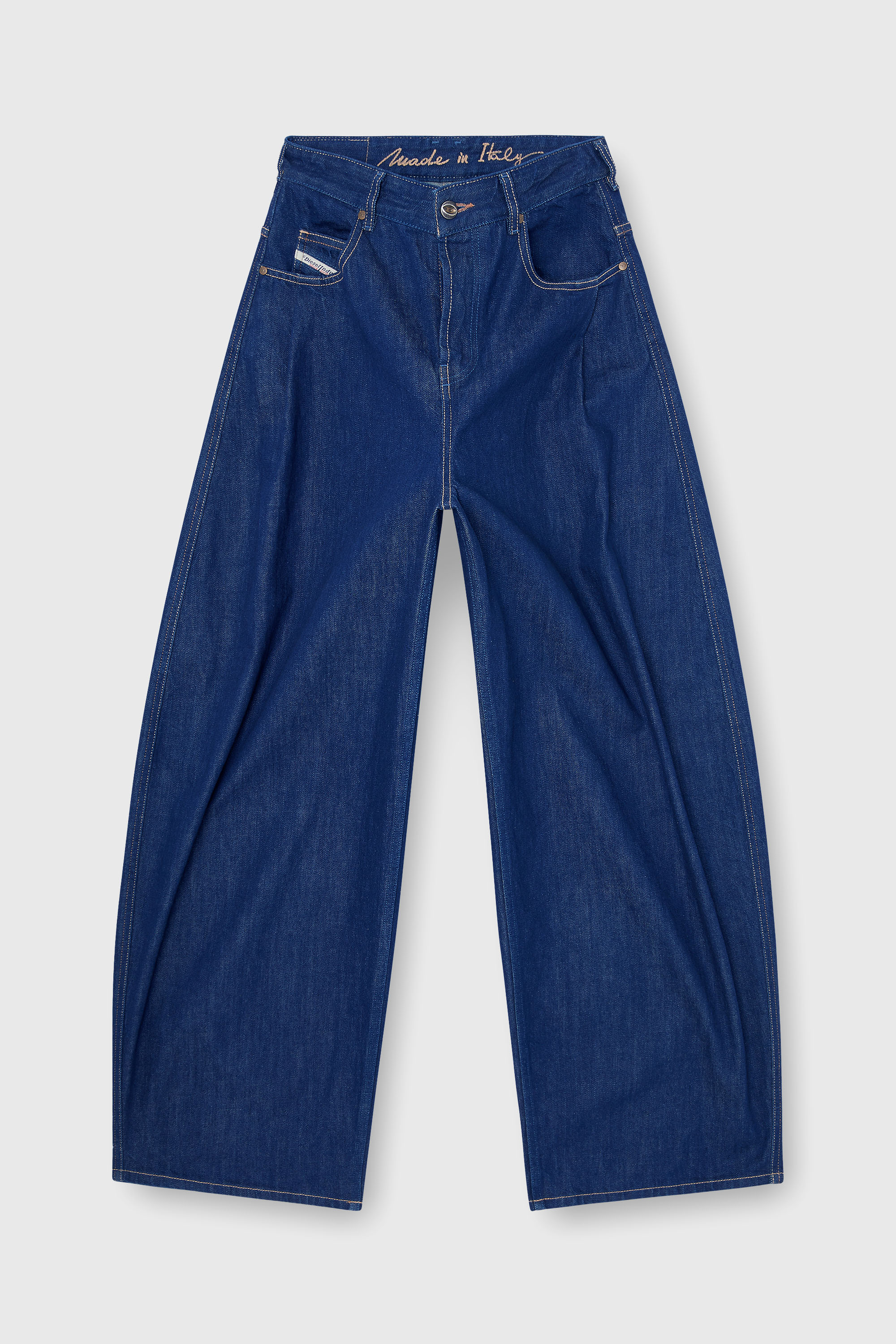 Diesel - Female's Relaxed Jeans 1987 D-Khelz 09Q09, ダークブルー - 8