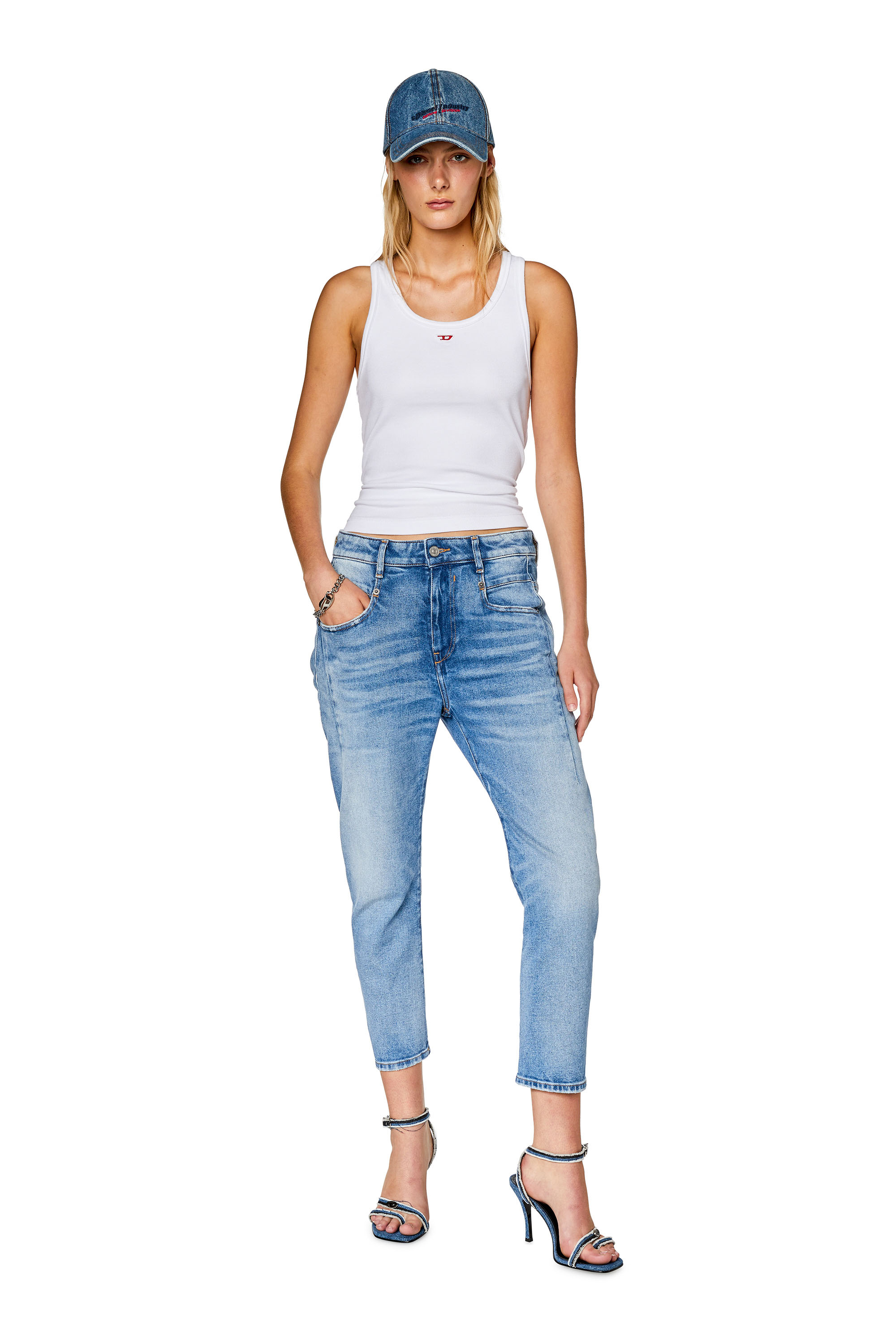 Diesel - Boyfriend Jeans Fayza 09G24, ライトブルー - Image 2