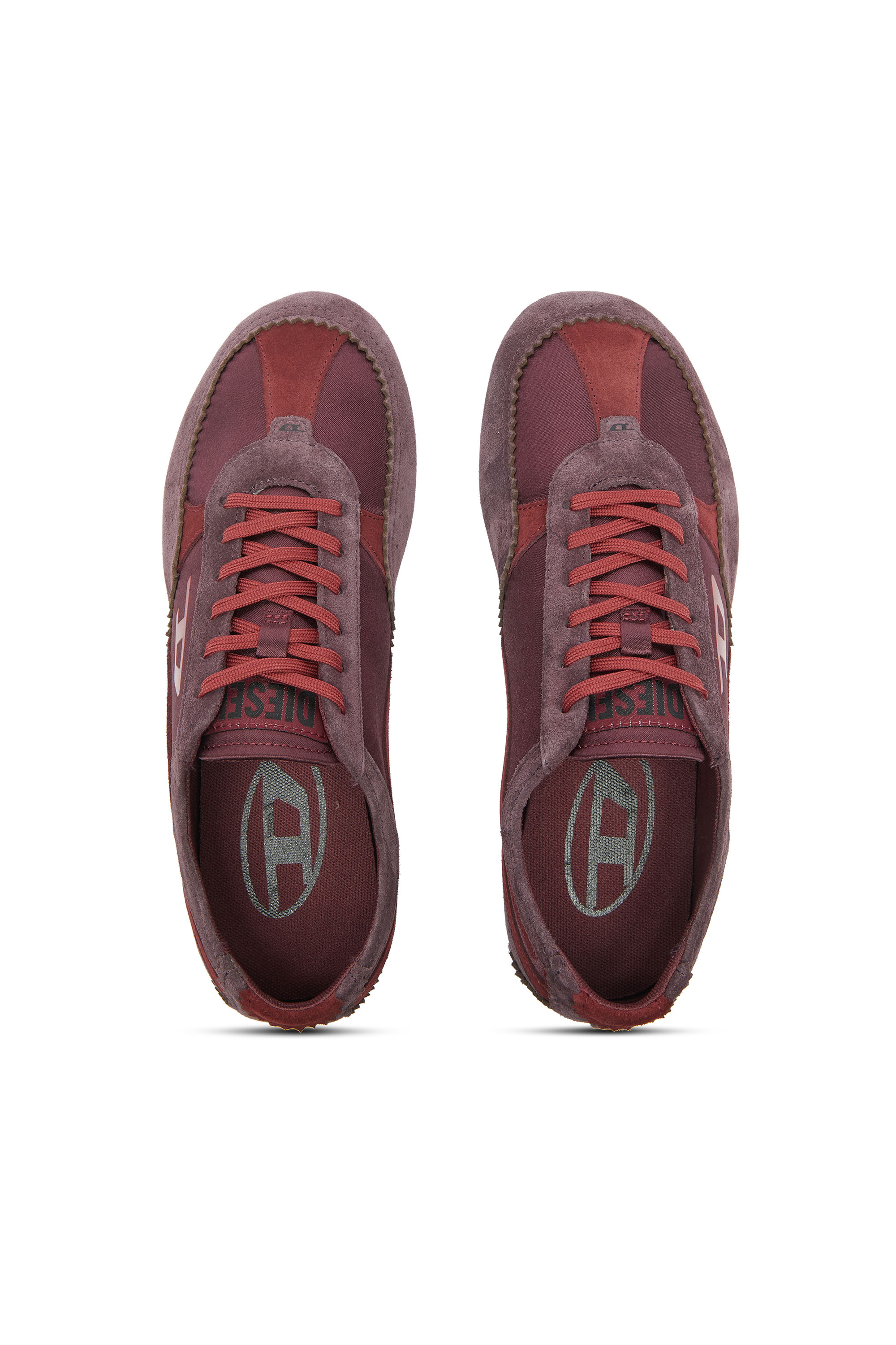 Diesel - D-MILE LOW II W, Female's ローカットスニーカー in バーガンディー - 5