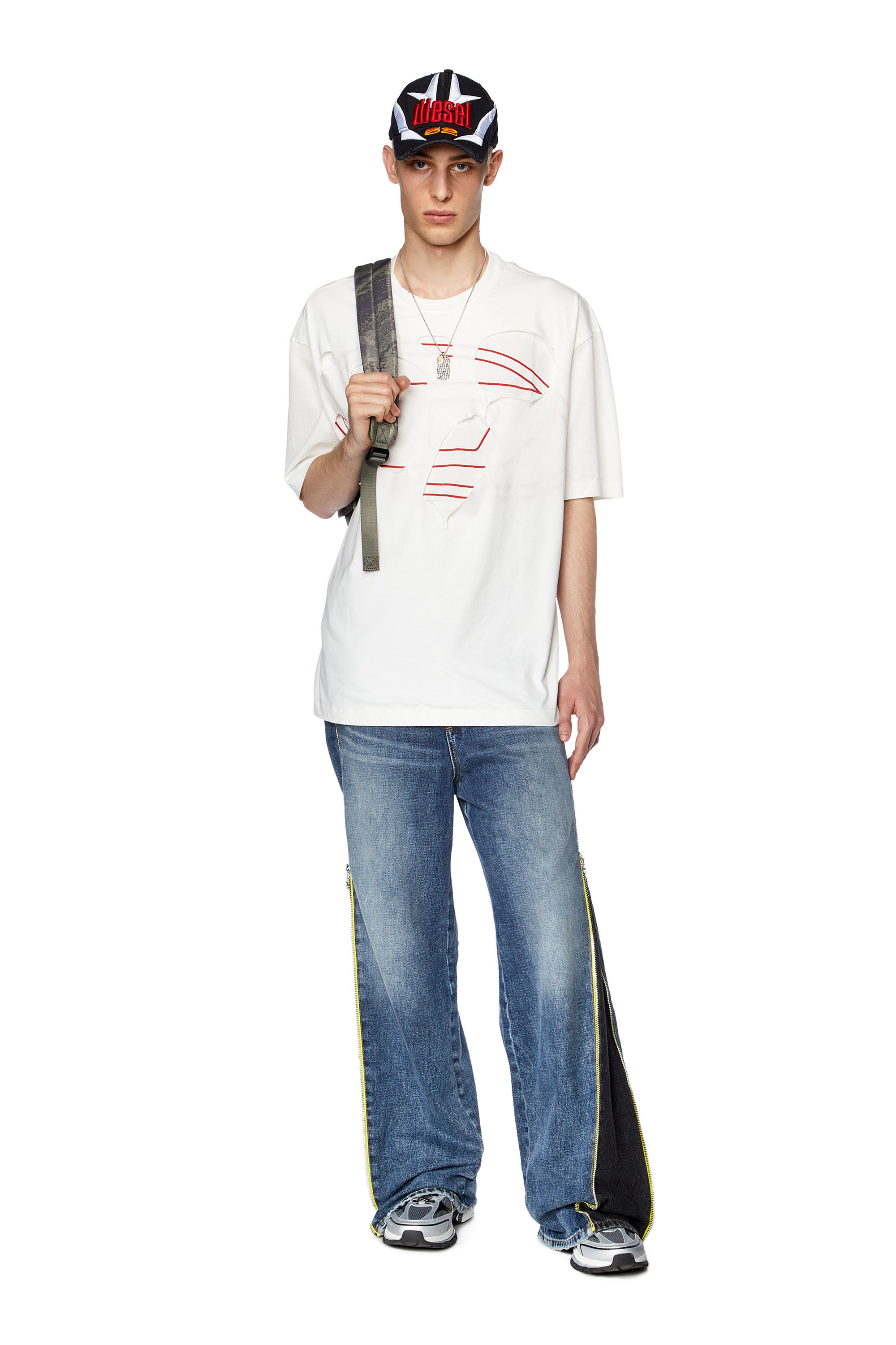 Diesel - T-STRAPOVAL, ホワイト - Image 2