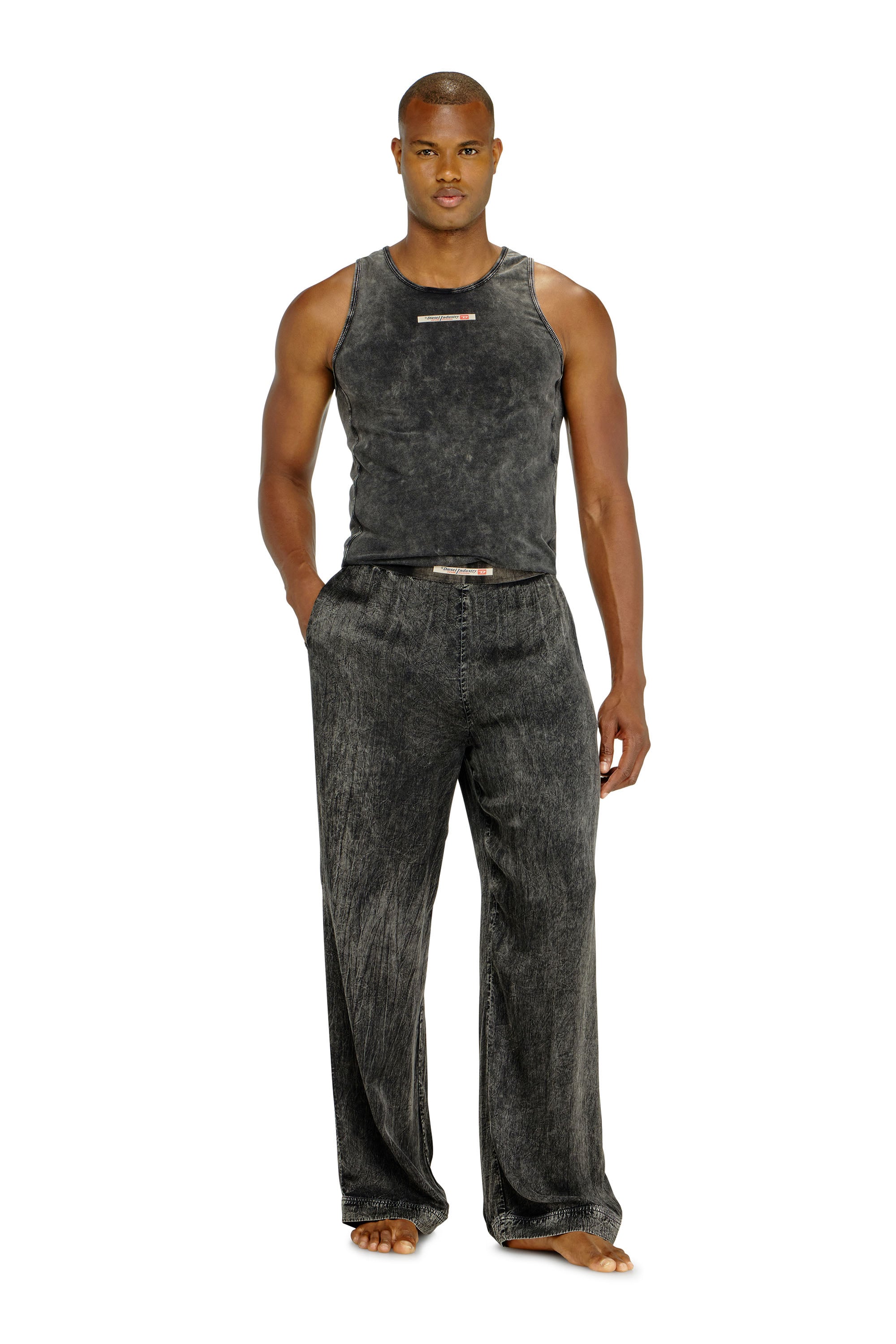 Diesel - ZAYNE-DNM, Male's ロングパンツ in ダークグレー - 2