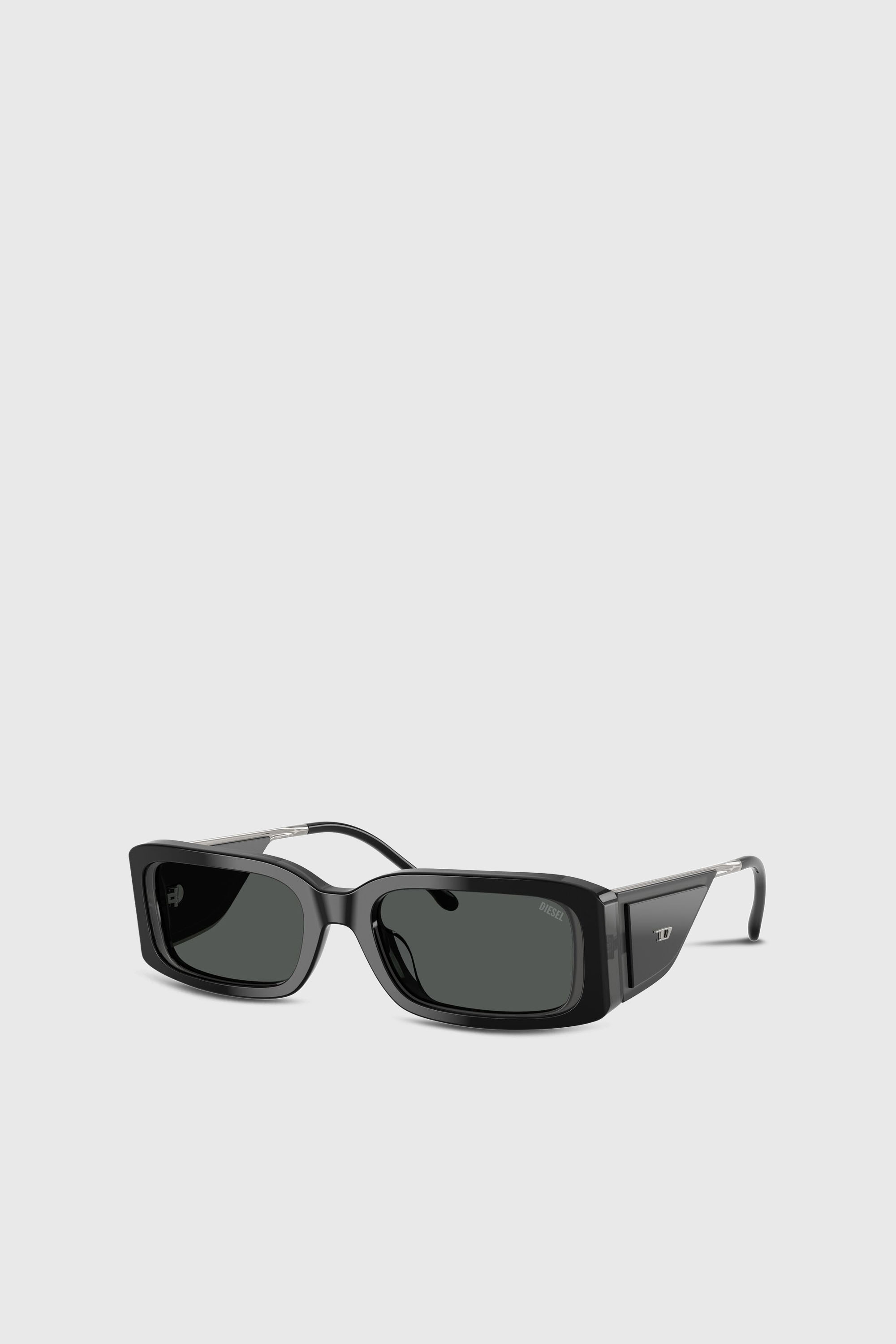 0DL2017U Rectangle sunglasses｜ブラック｜ウィメンズ｜DIESEL