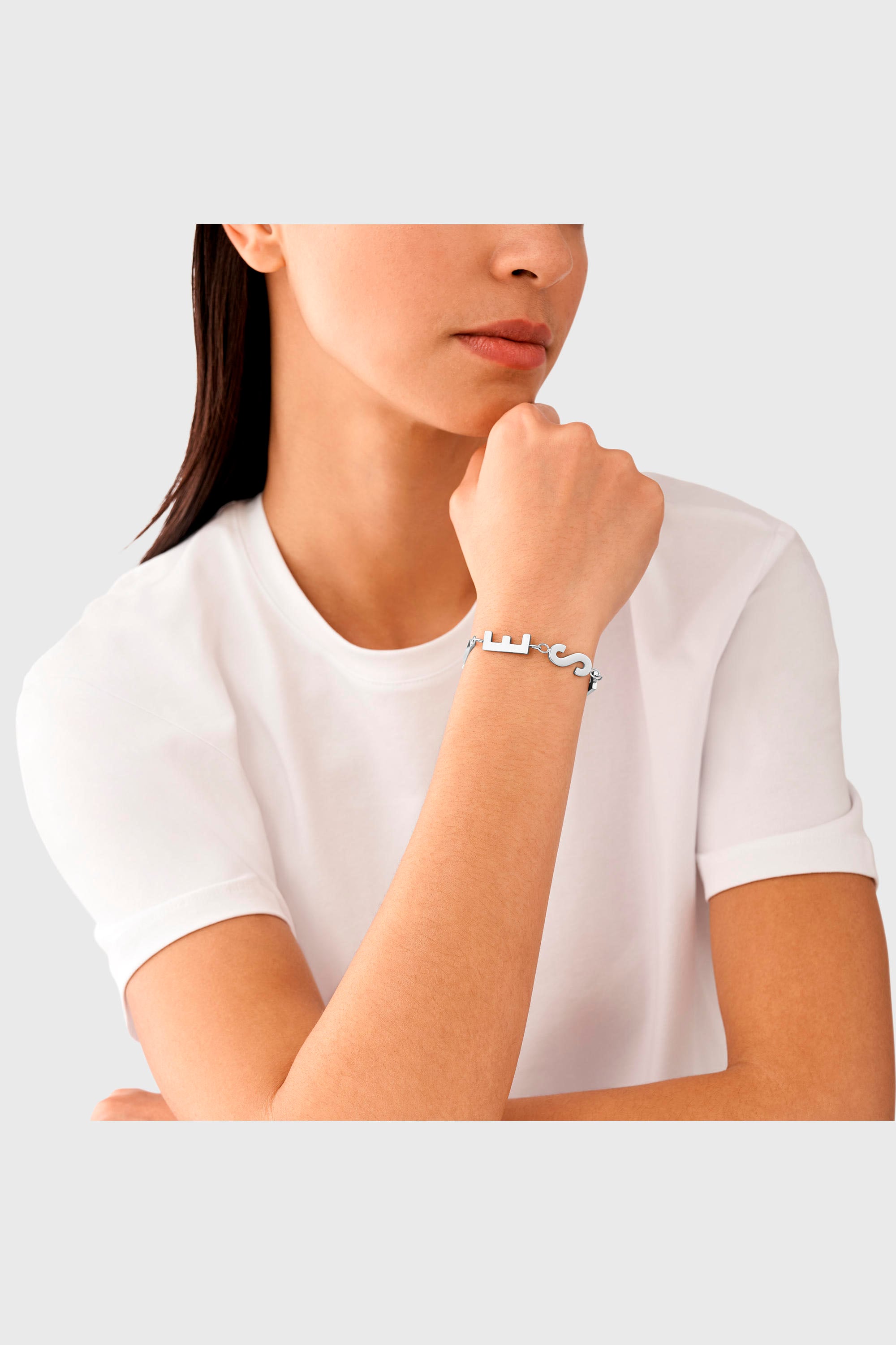 Diesel - DX1490, Unisex's ブレスレット in シルバー - 3